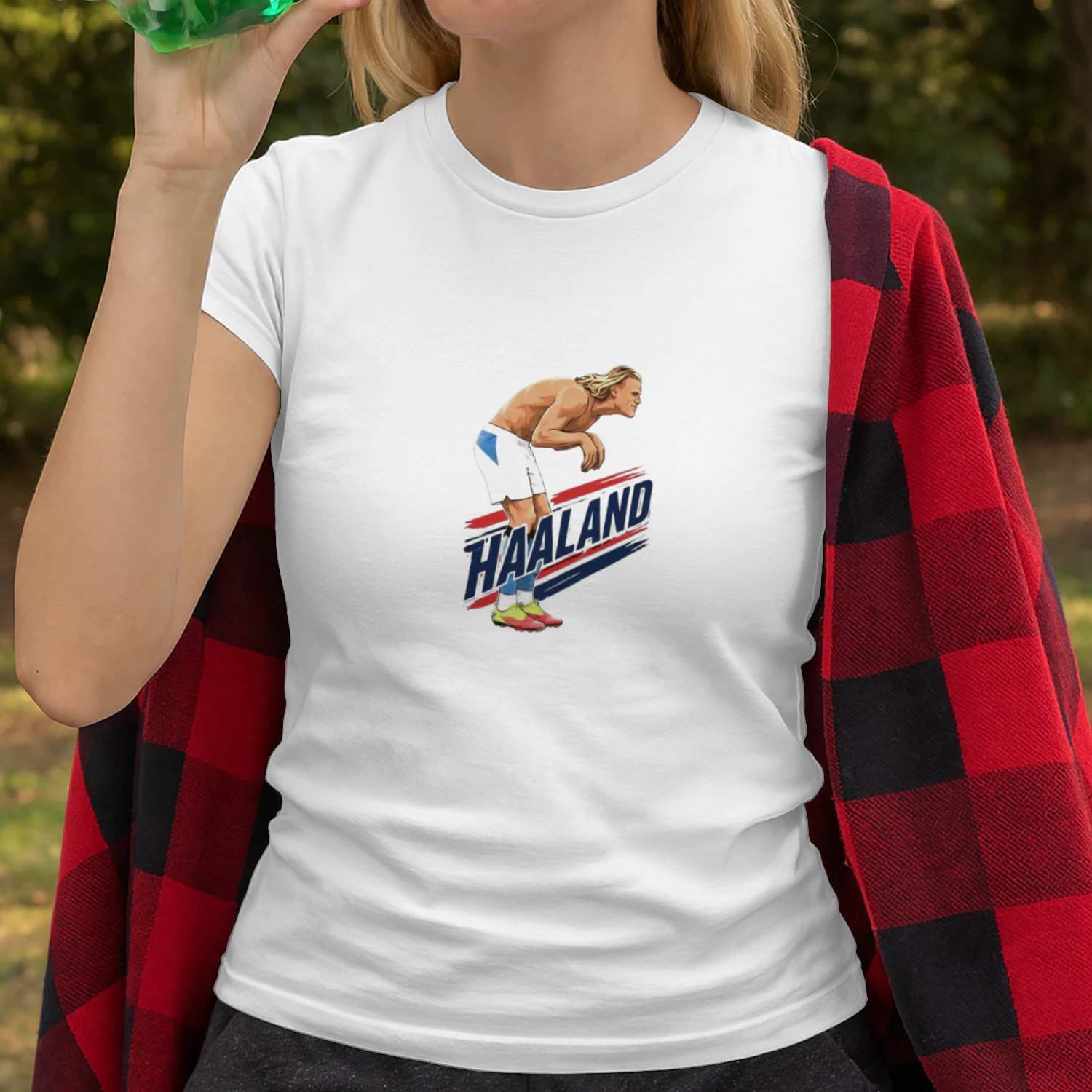 Haaland Cartoon Soccer Shirt