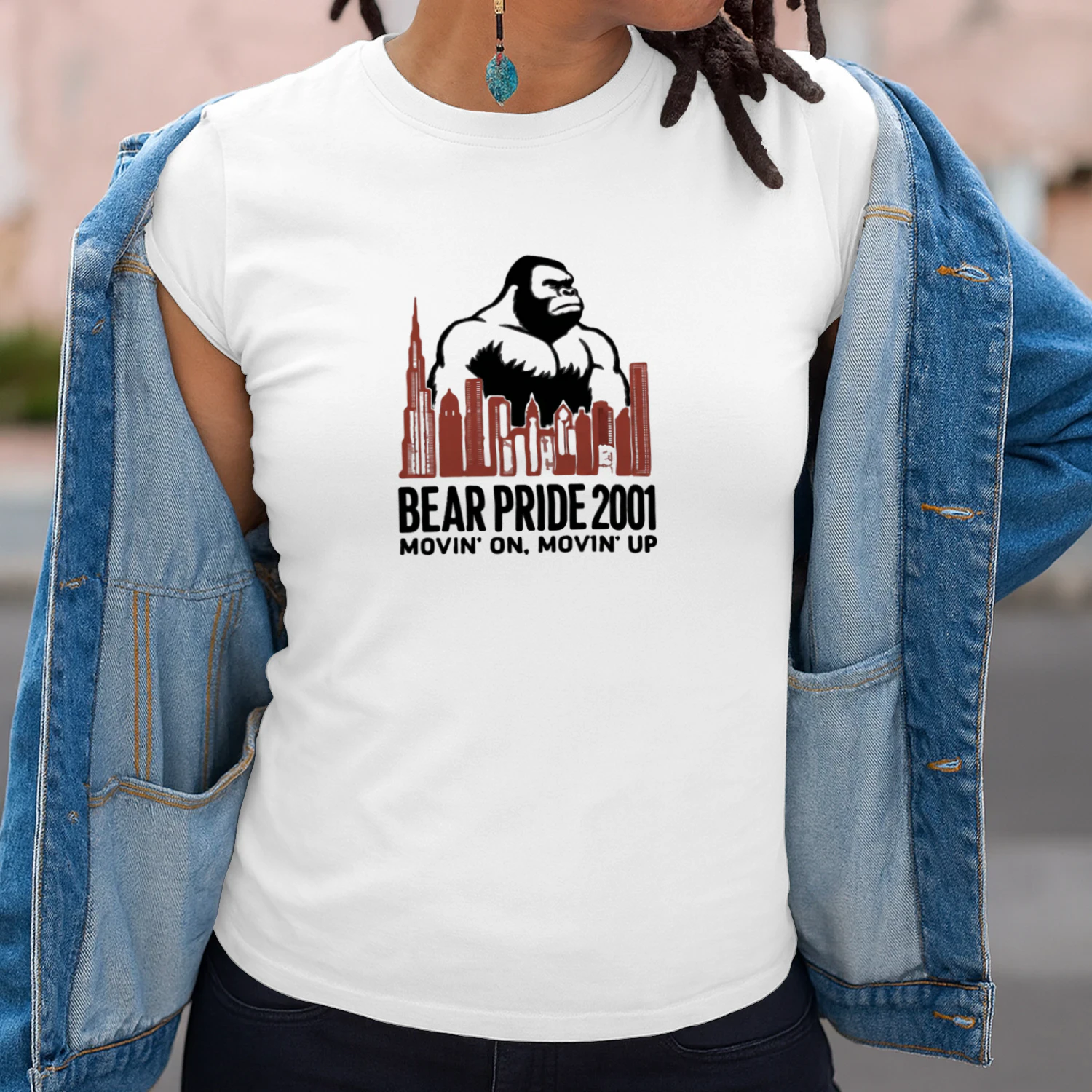 Bear Pride 2001 Movin’ On Movin’ Up Shirt