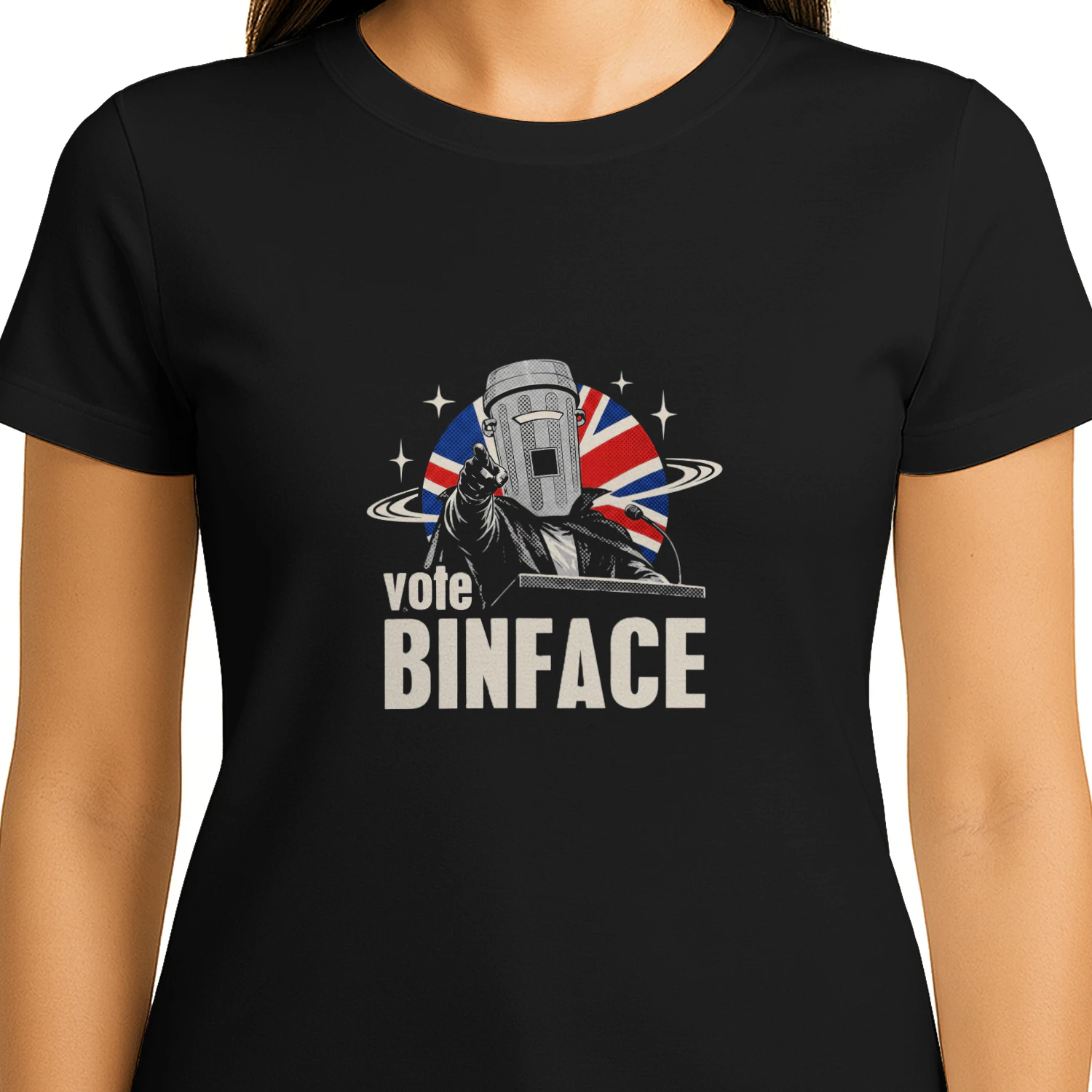 Vote Count Binface UK Political Satire shirt