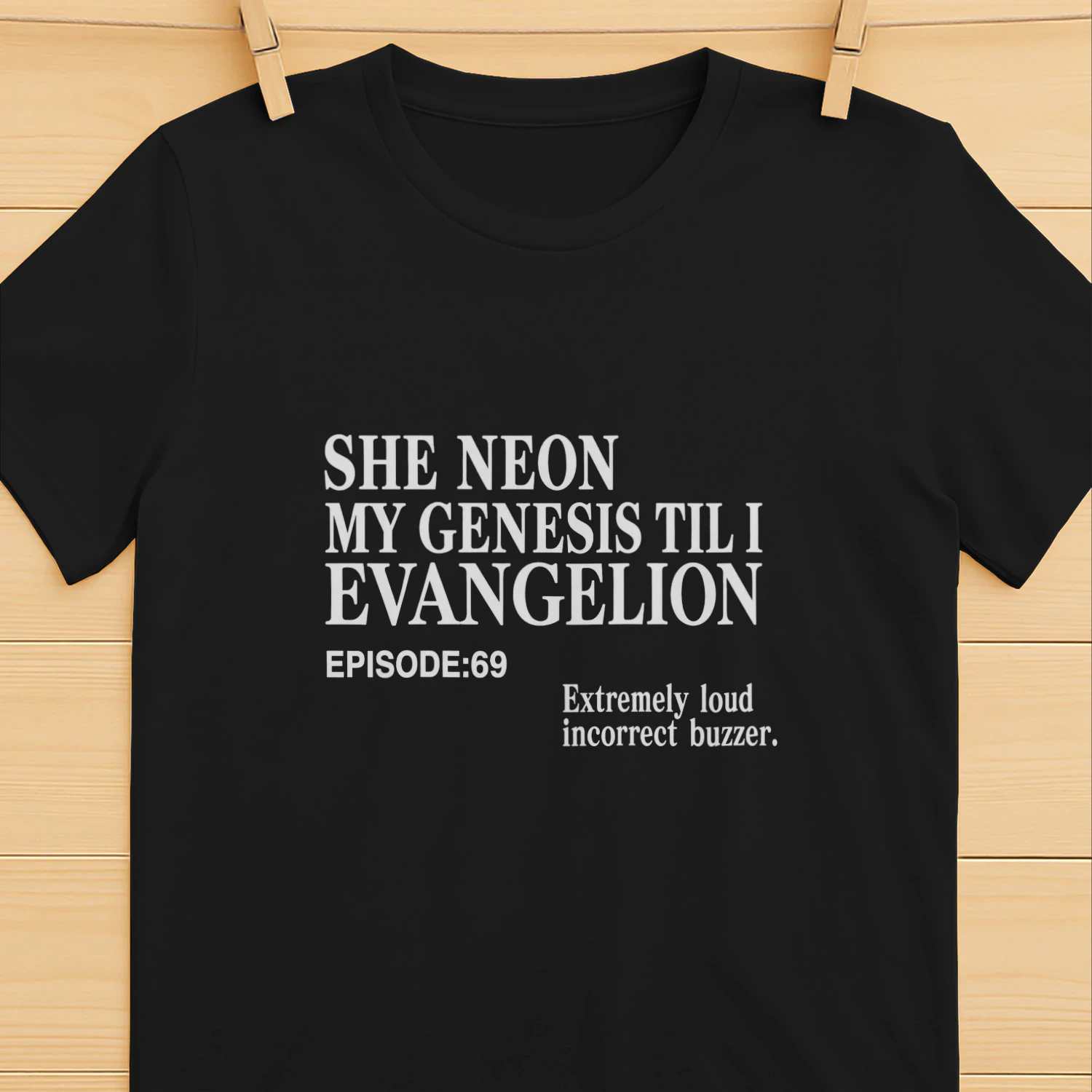 She Neon My Genesis Til I Evangelion Shirt