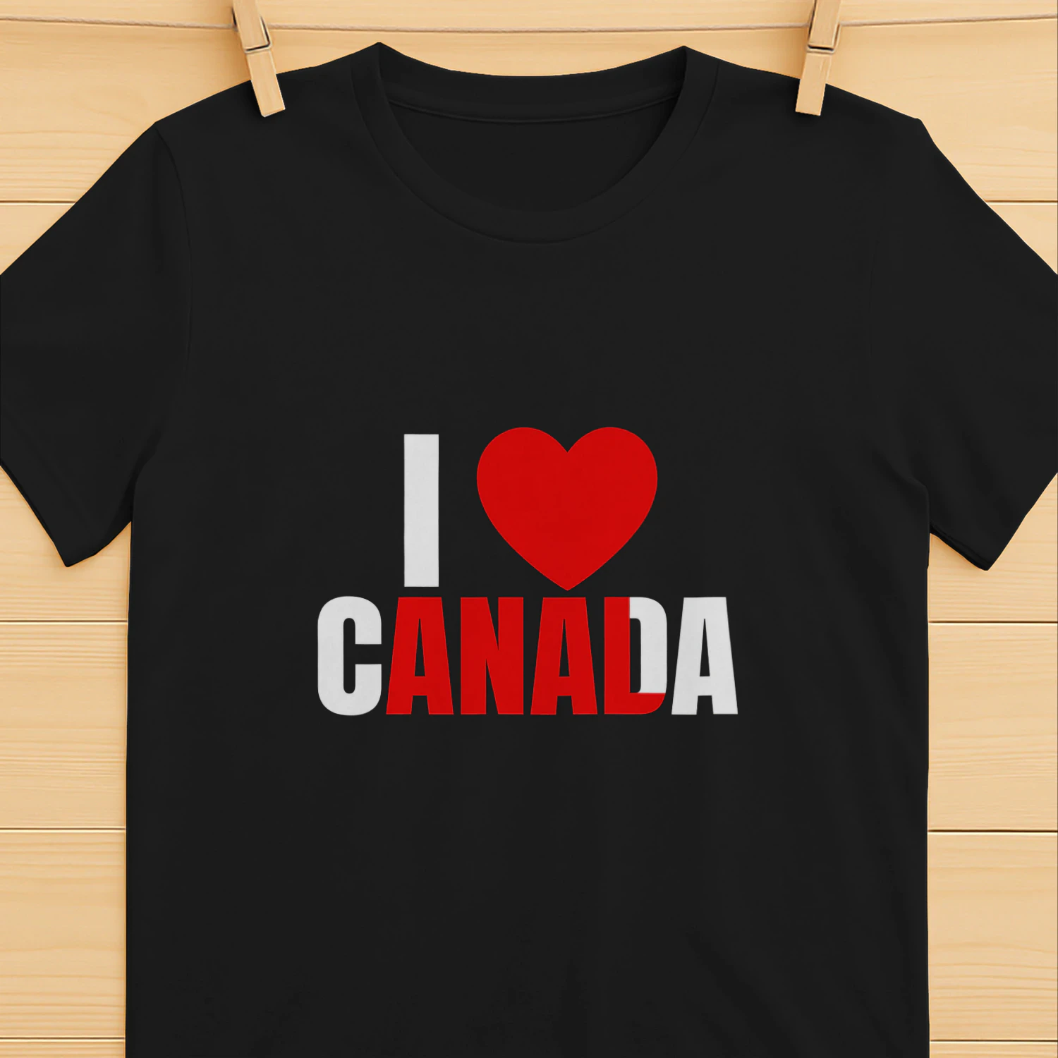 I love Canada red text Anal shirt