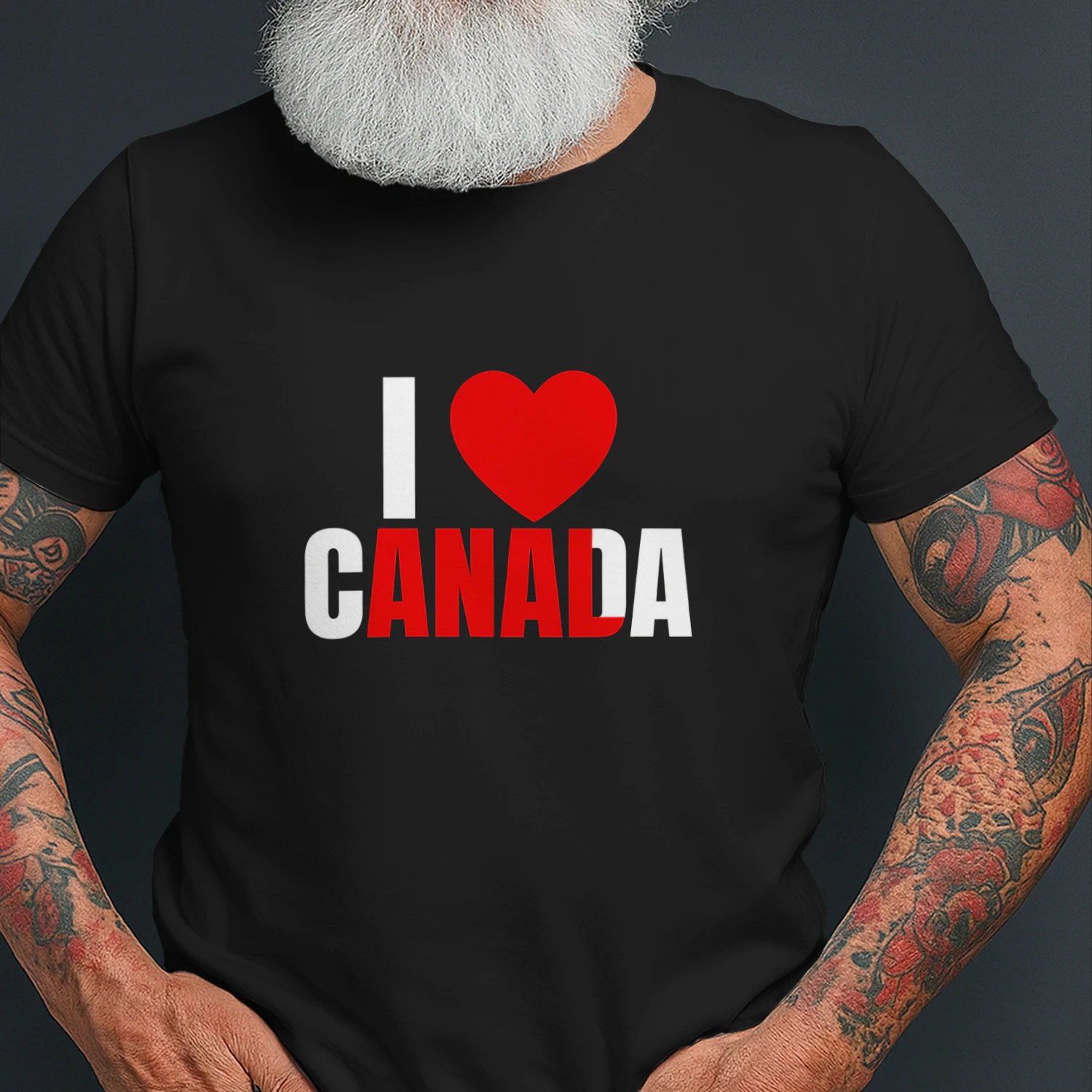 I love Canada red text Anal shirt
