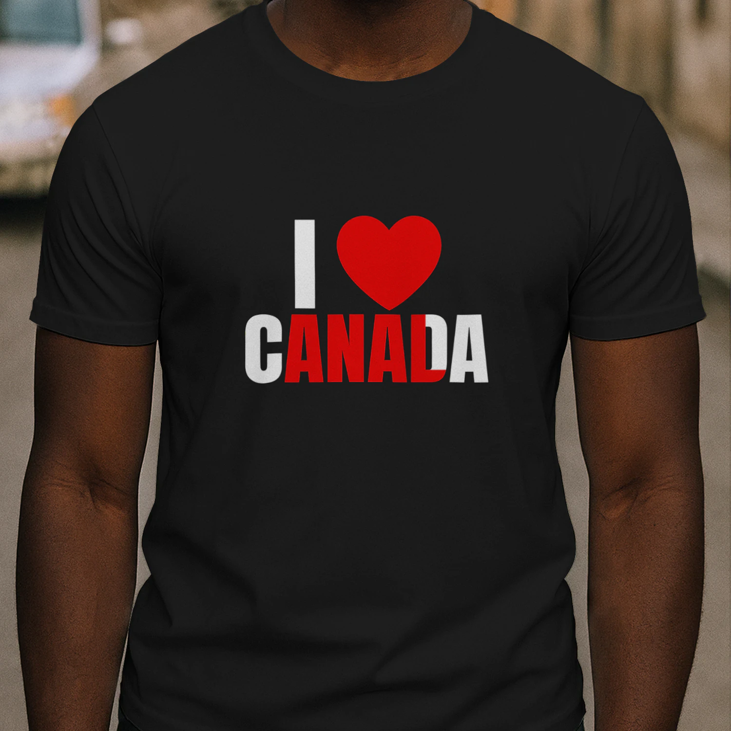 I love Canada red text Anal shirt
