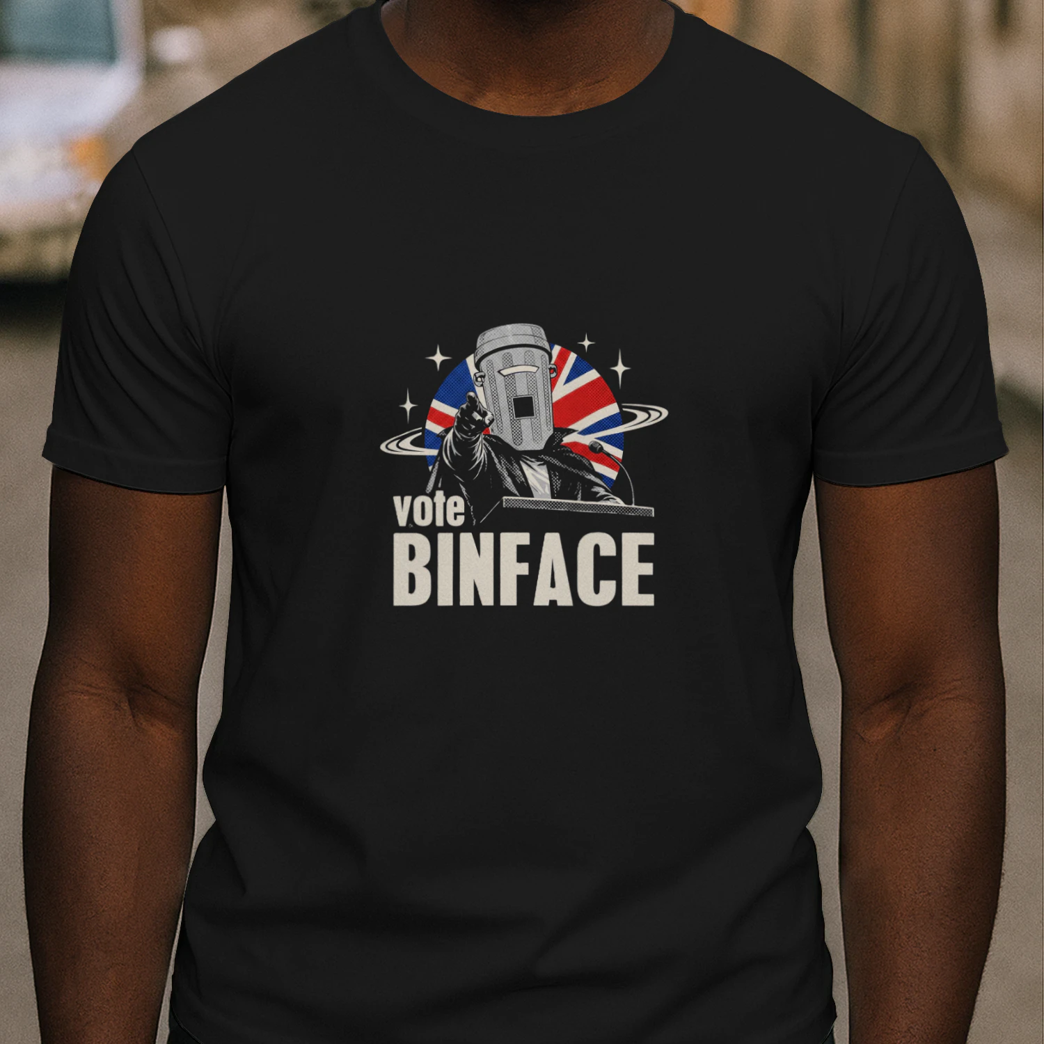 Vote Count Binface UK Political Satire shirt