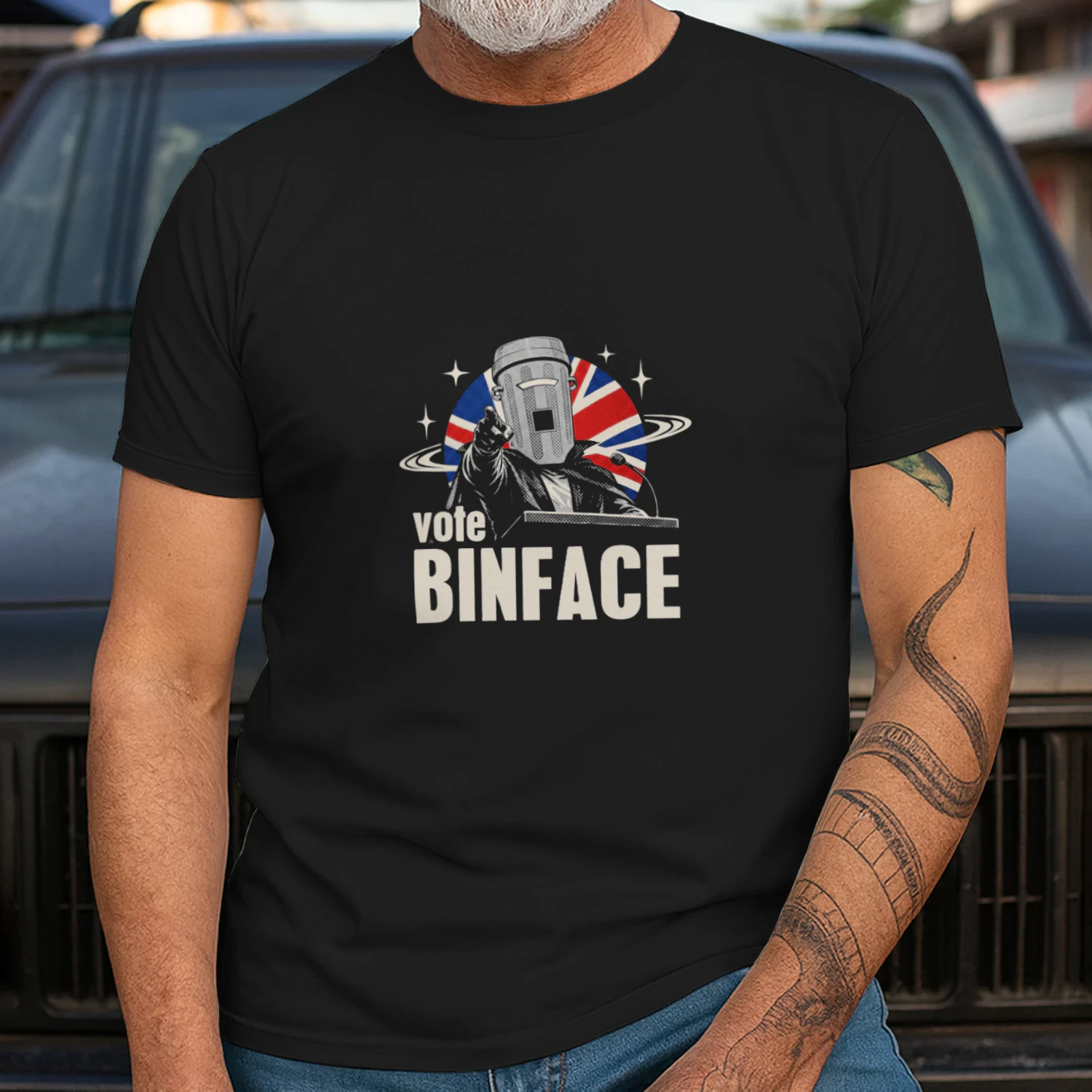 Vote Count Binface UK Political Satire shirt