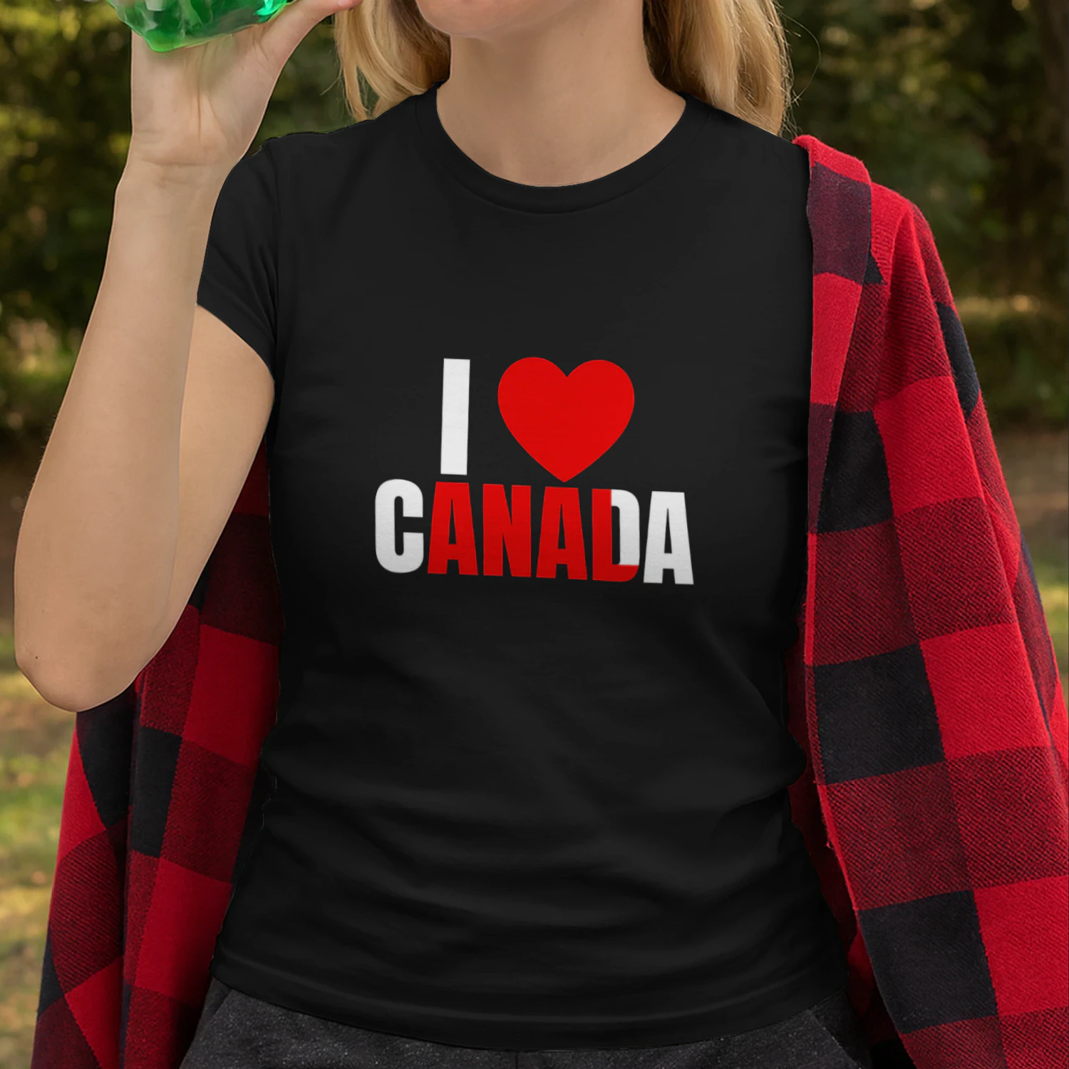 I love Canada red text Anal shirt