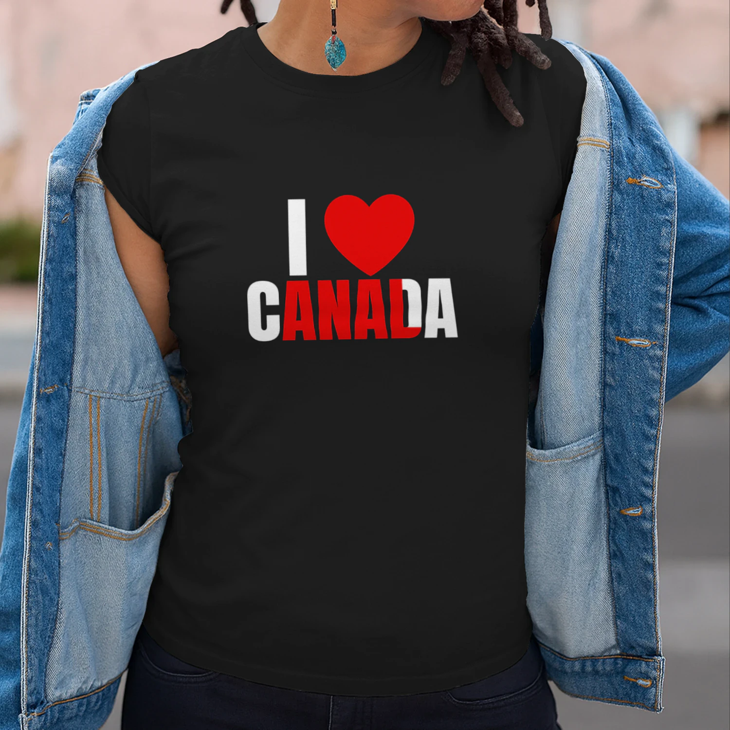 I love Canada red text Anal shirt