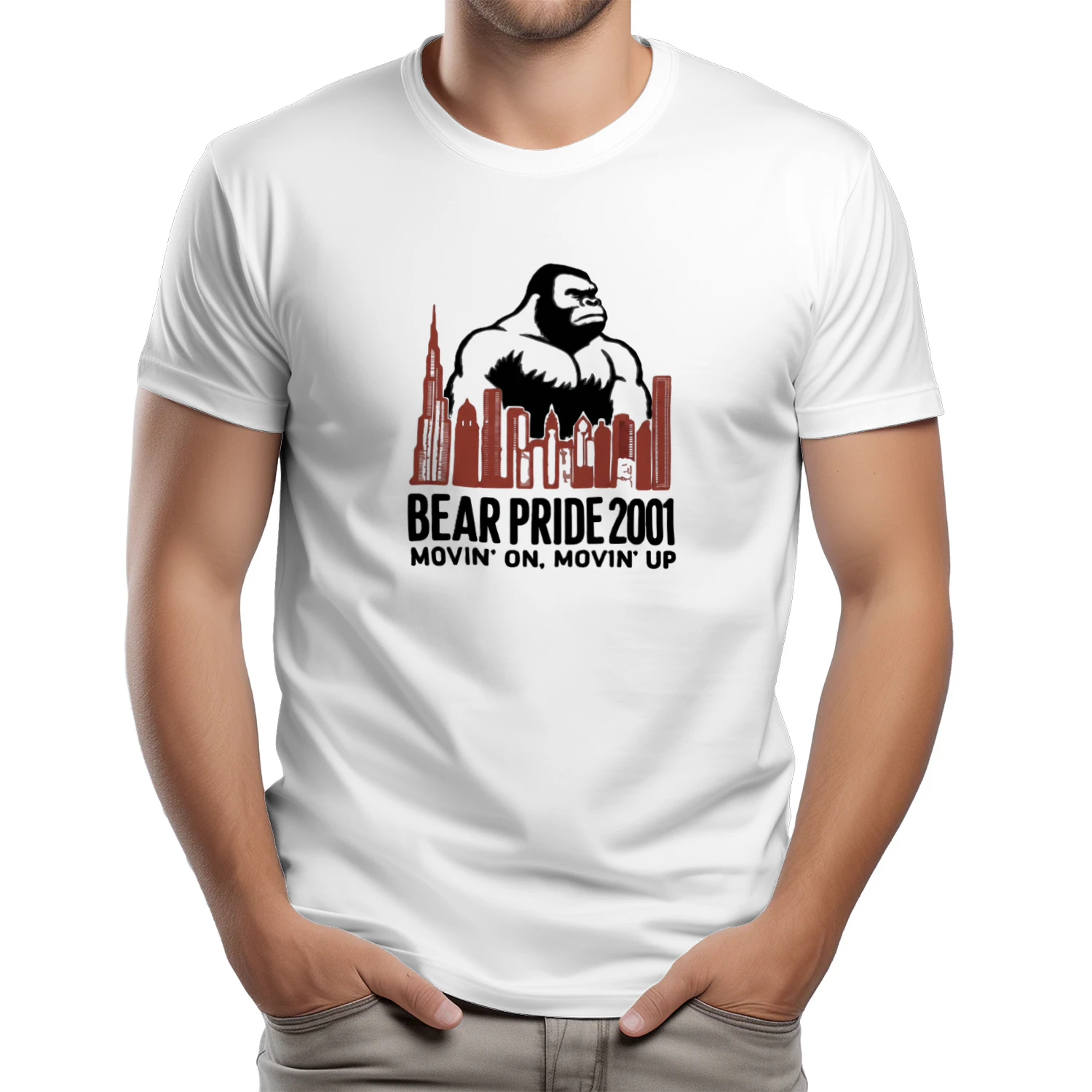 Bear Pride 2001 Movin’ On Movin’ Up Shirt