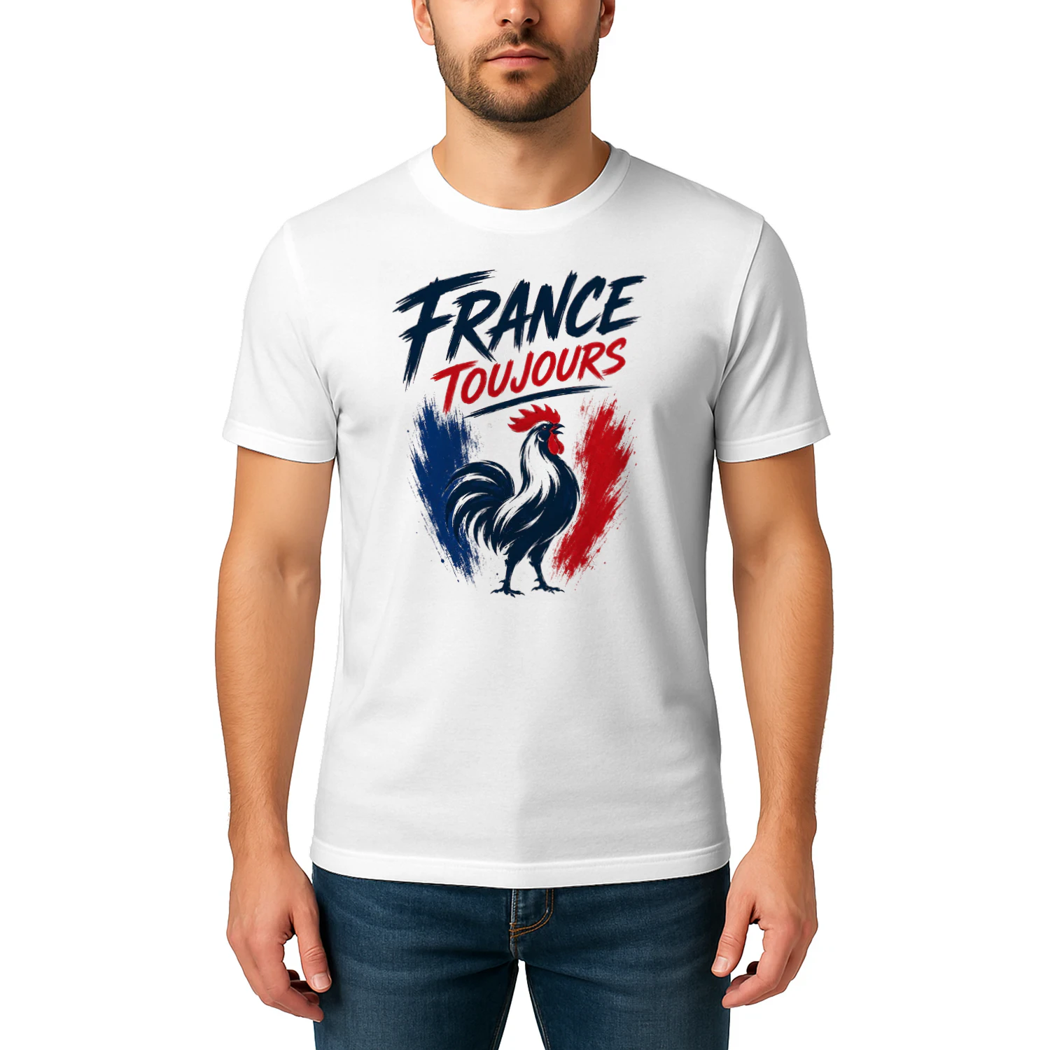 France Toujours Rooster Football Fan T-Shirt