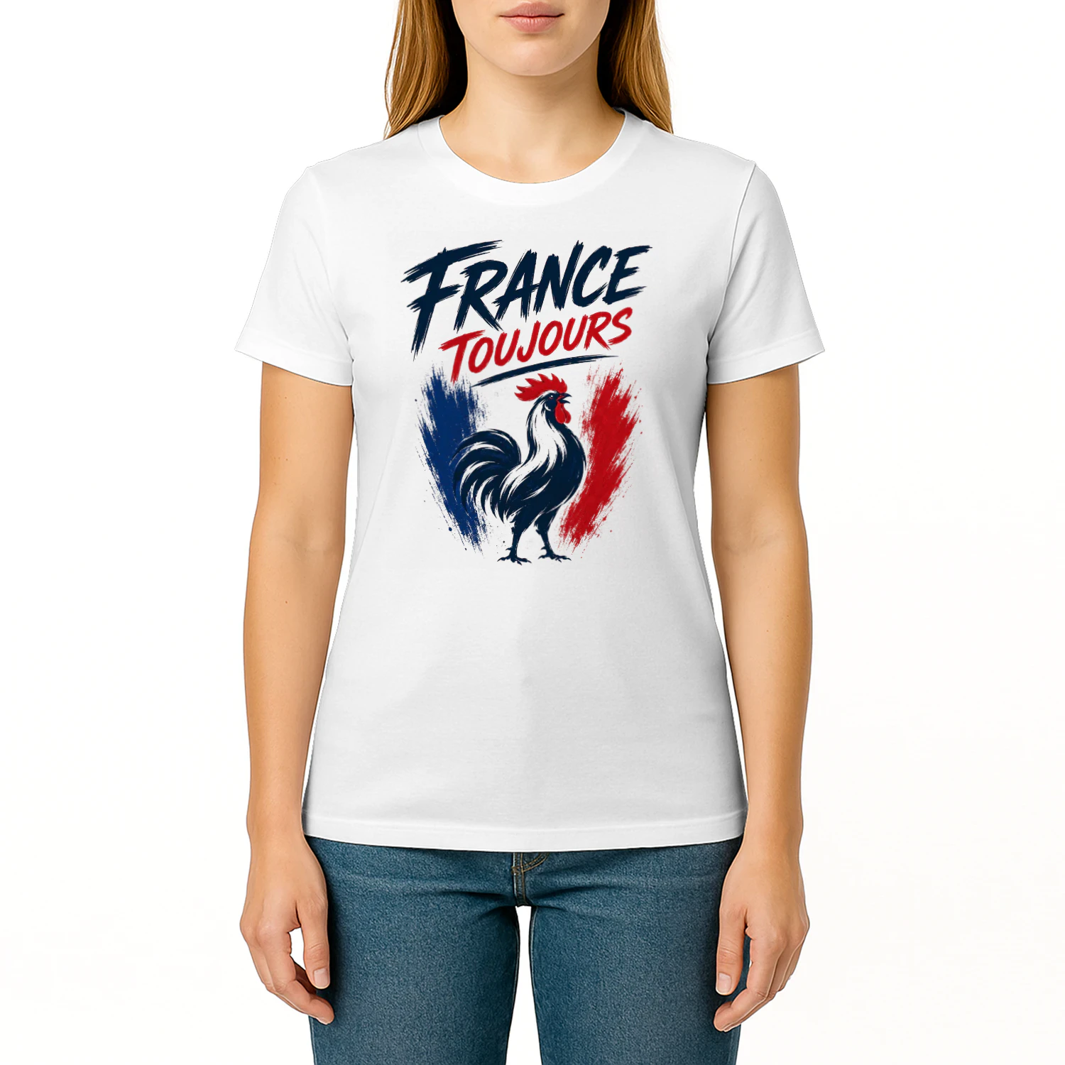 France Toujours Rooster Football Fan T-Shirt
