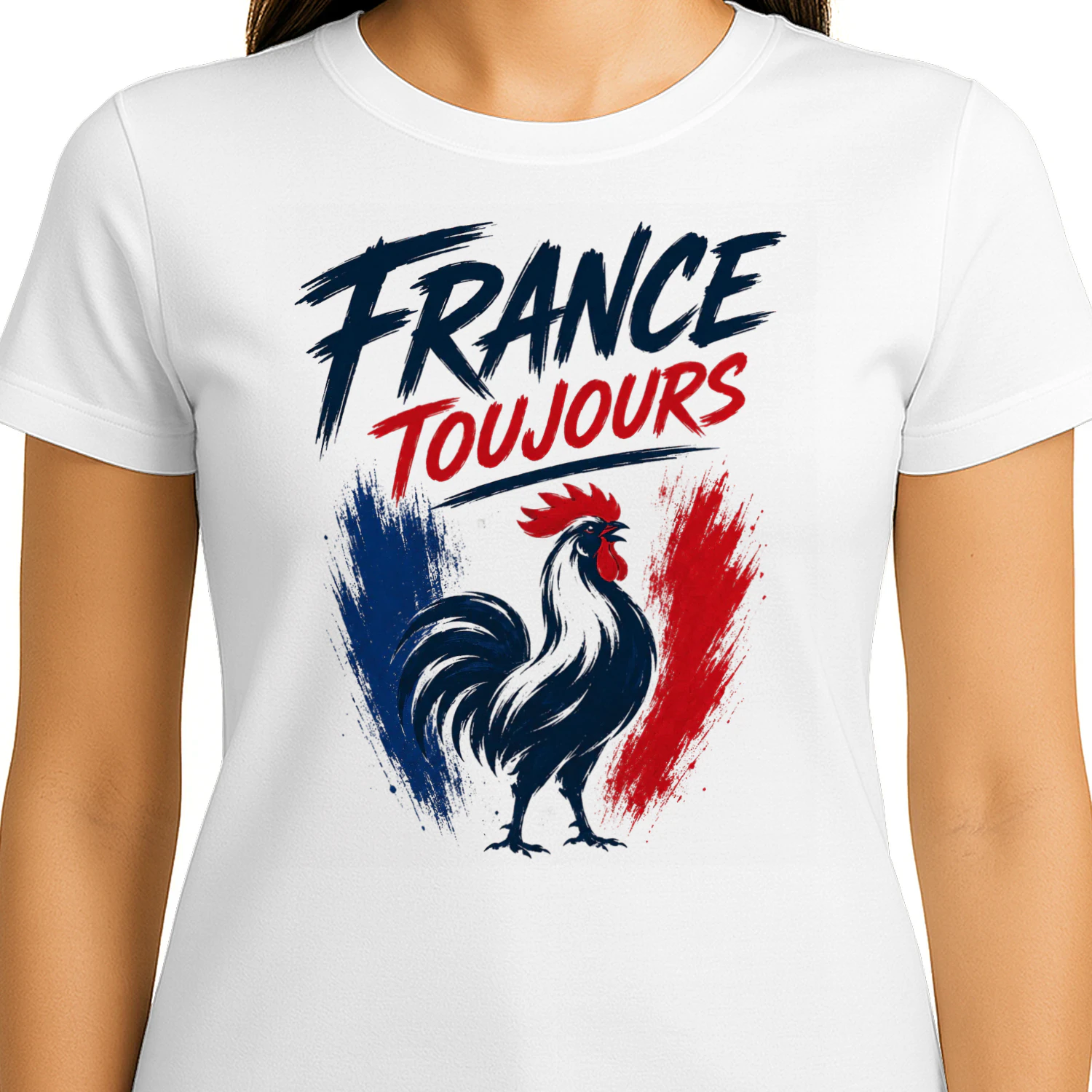 France Toujours Rooster Football Fan T-Shirt