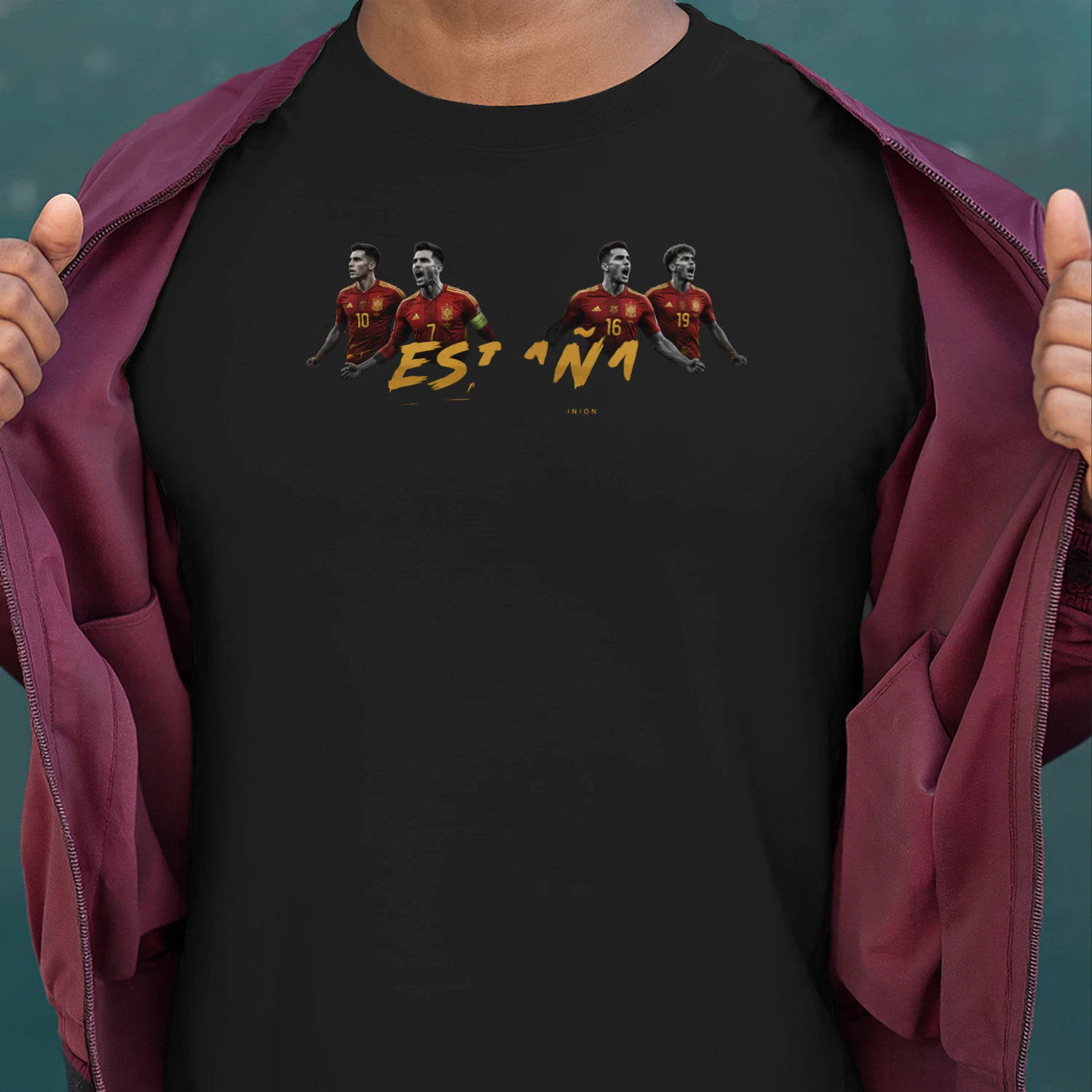 Spain La Roja Football Team Shirt | Spain National Team Fan Tee.