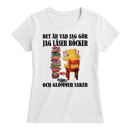Det är vad jag gör – jag läser böcker och glömmer saker