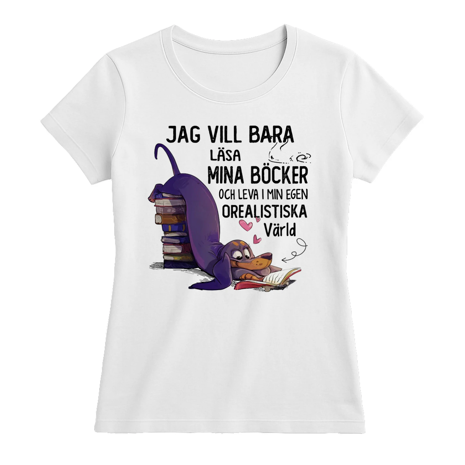 Jag vill bara läsa mina böcker och leva i min egen orealistiska värld