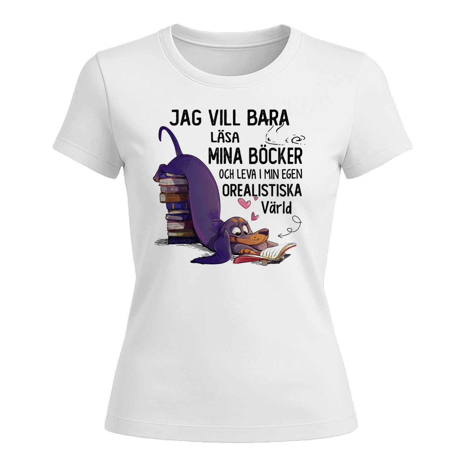 Jag vill bara läsa mina böcker och leva i min egen orealistiska värld