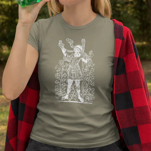 Vintage Medieval Woodcut Graphic T-Shirt – Dark Academia & Renaissance Folklore Aesthetic Diverse Colours