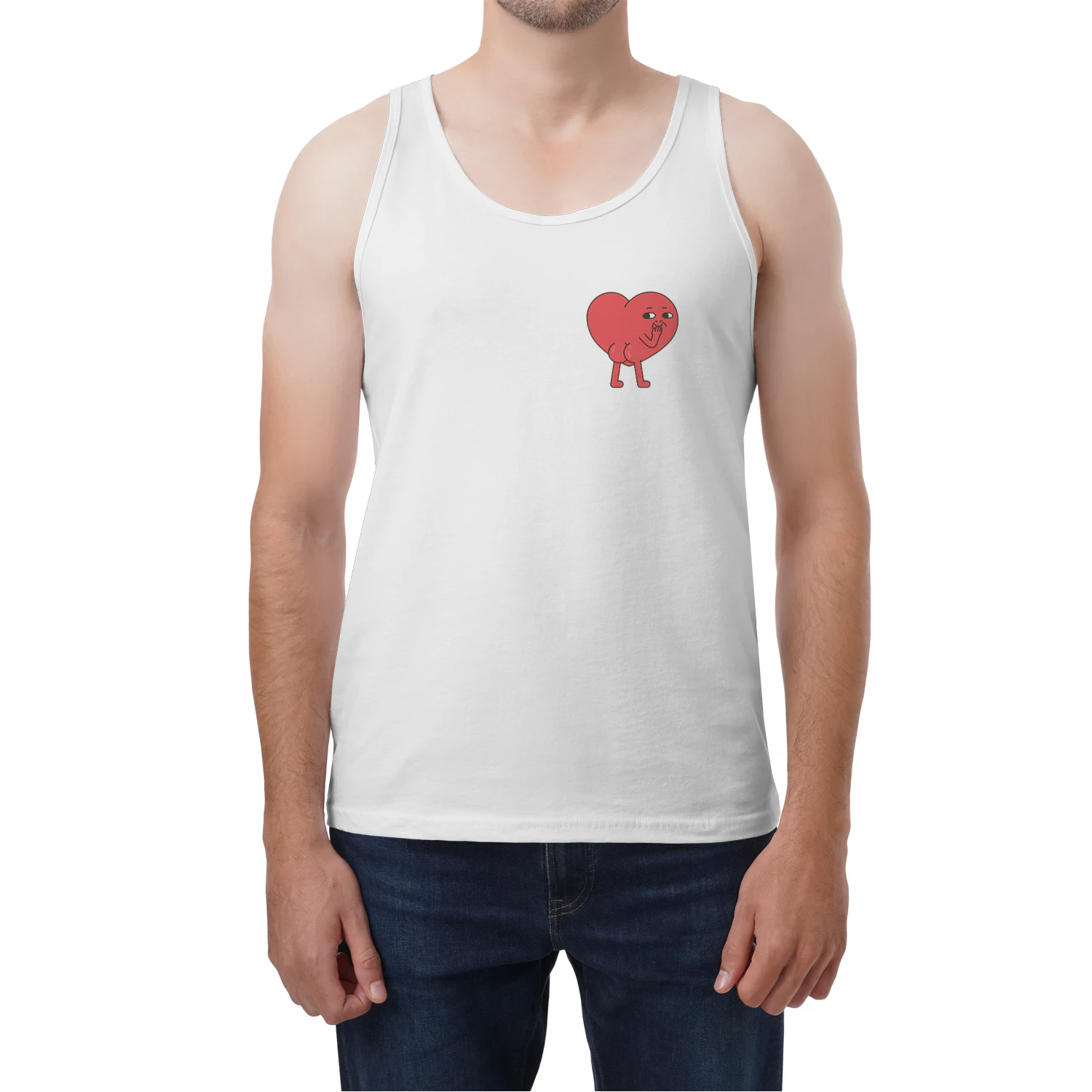 Do I Look Like I'm Not Getting Enough Protein? Funny Gym Tank Top – Cheeky Fitness & Bodybuilding Graphic Vest