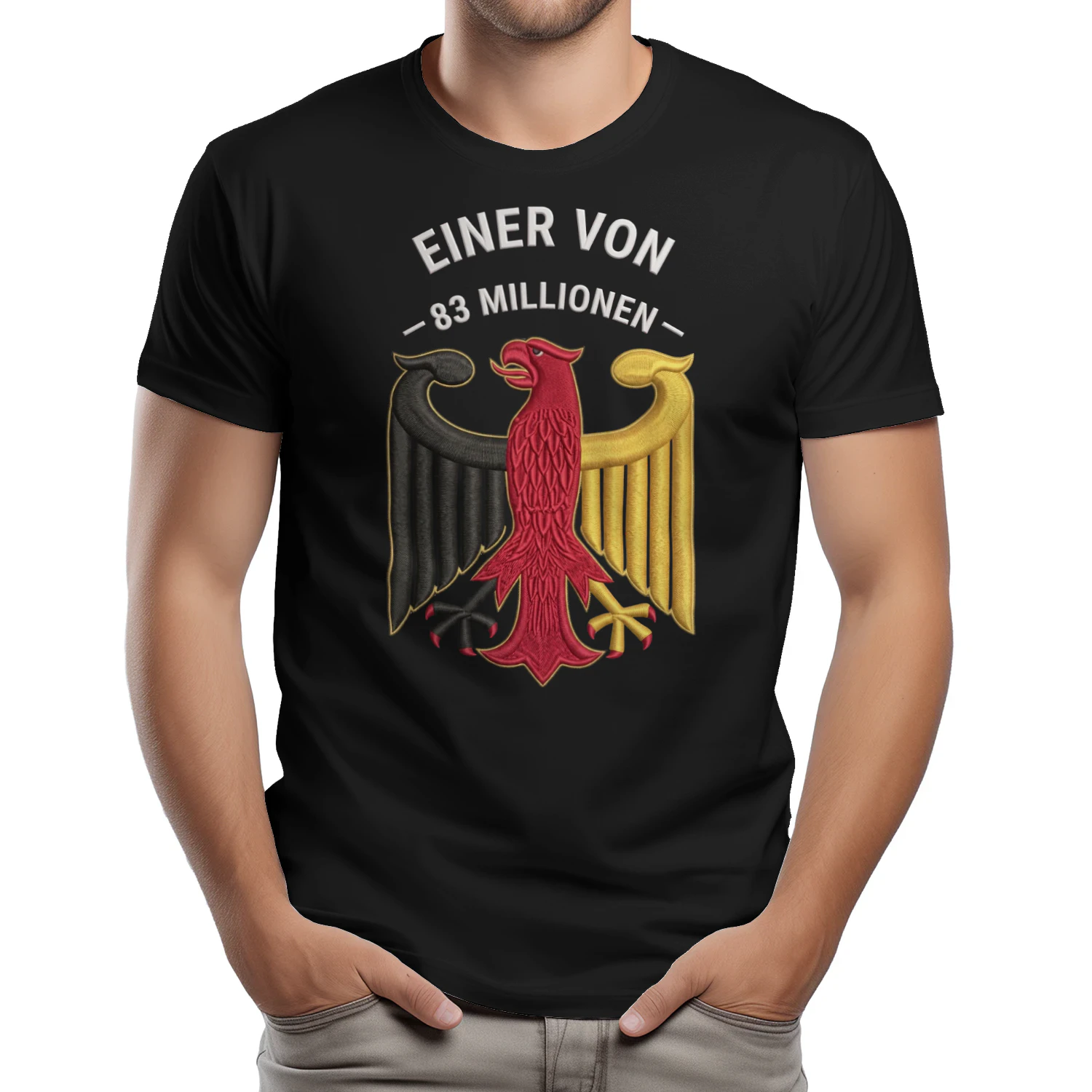 "Einer von 83 Millionen" - Deutschland Adler T-Shirt