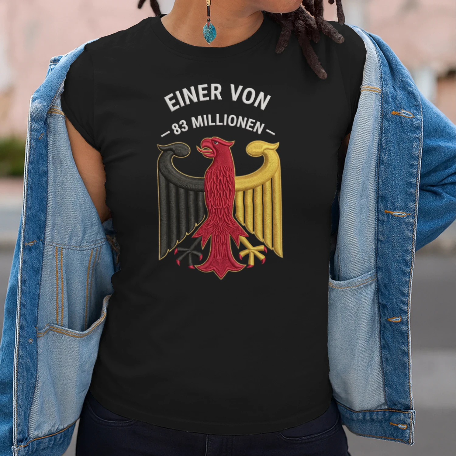 "Einer von 83 Millionen" - Deutschland Adler T-Shirt