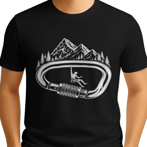 Gipfelsturmer klassisches bergsteiger T Shirt