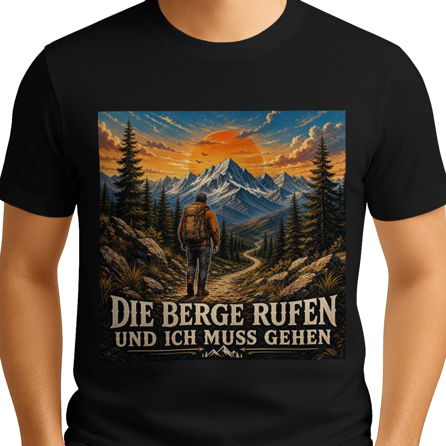mountain calling tshirt