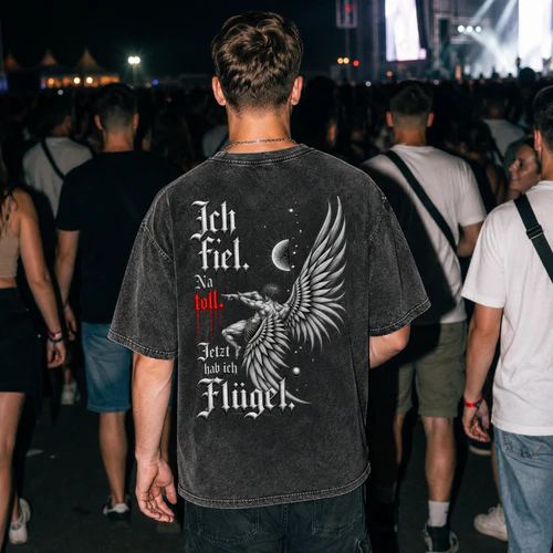 Falling Angel Na Toll Washed Tshirt