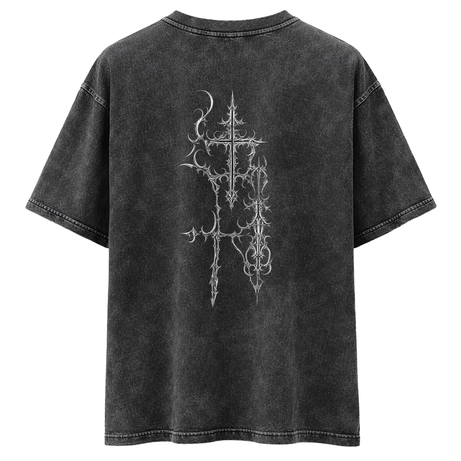 THORNED CROSS WASHED TSHIRT