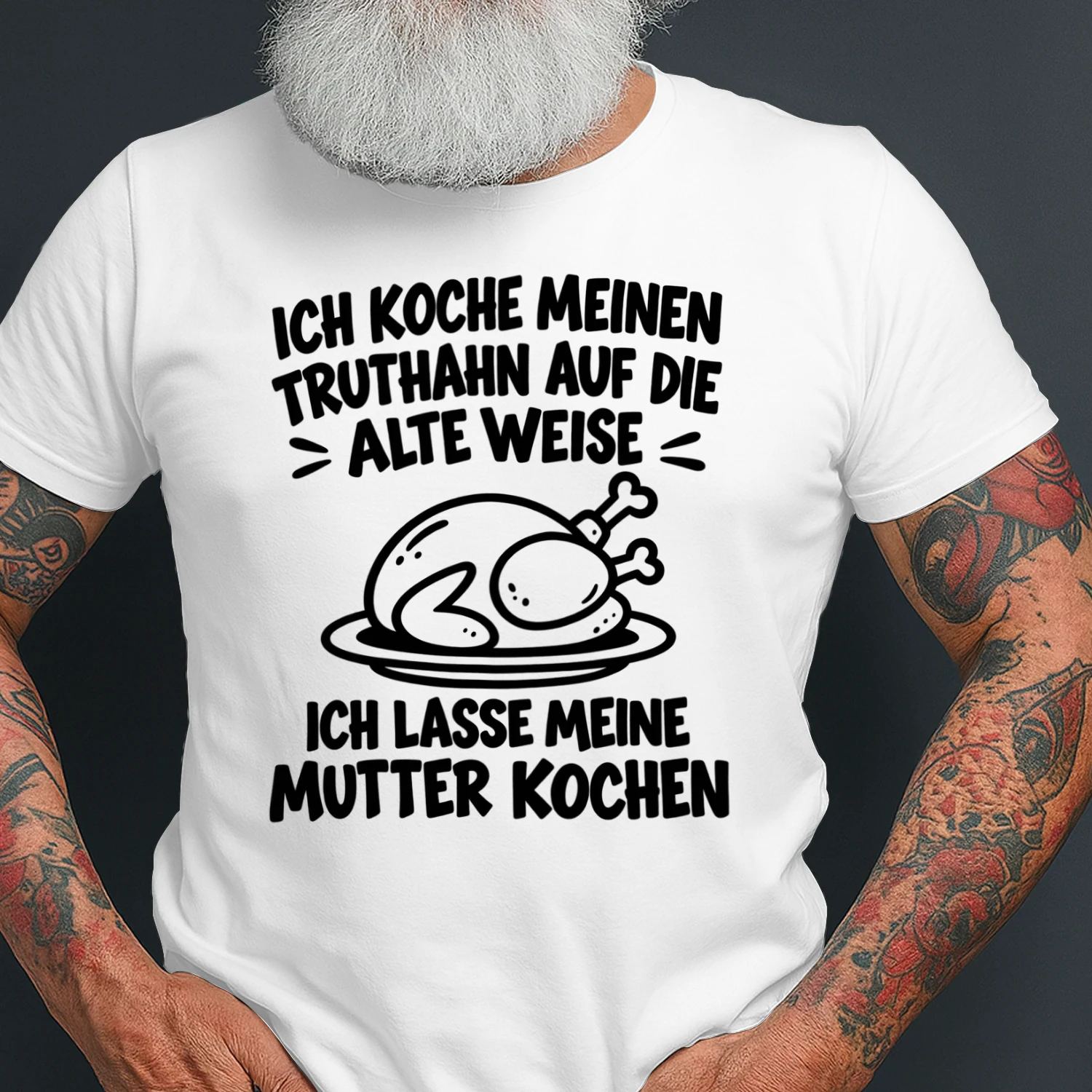 Ich lasse meine Mutter kochen – Lustiges Truthahn T-Shirt