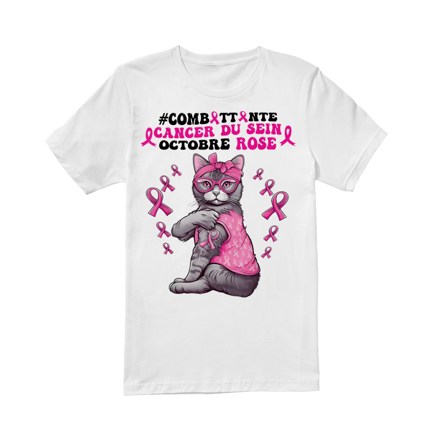 Combattre Cancer du Sein Octobre Rose Sensibilisation Femme