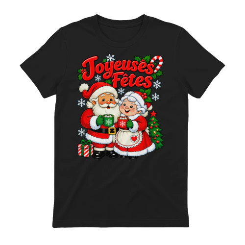 Joyeuses Fêtes – Père Noël et Mère Noël