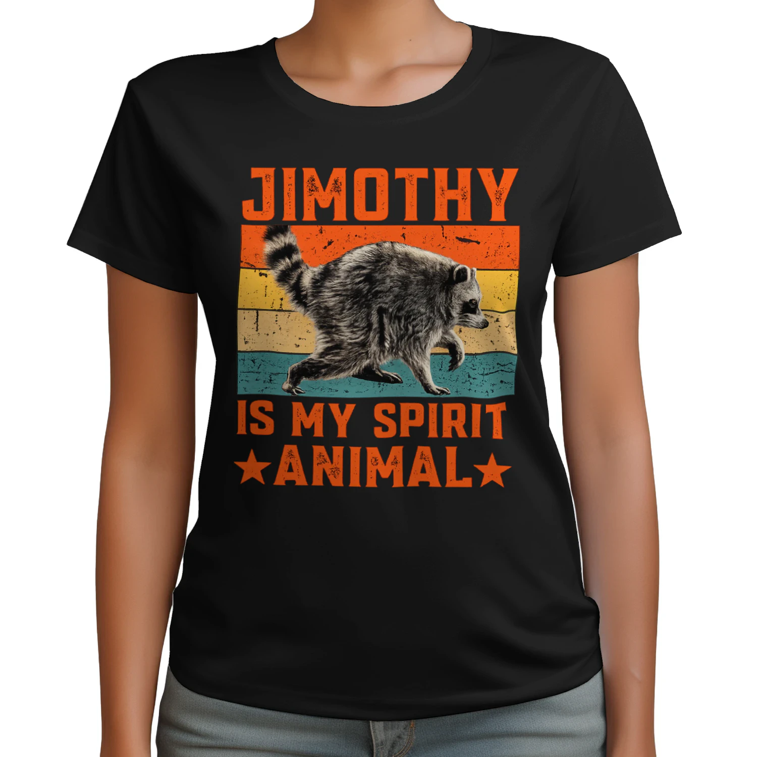 Jimothy Raccoon is My Spirit Animal Raccoon Meme T-Shirt