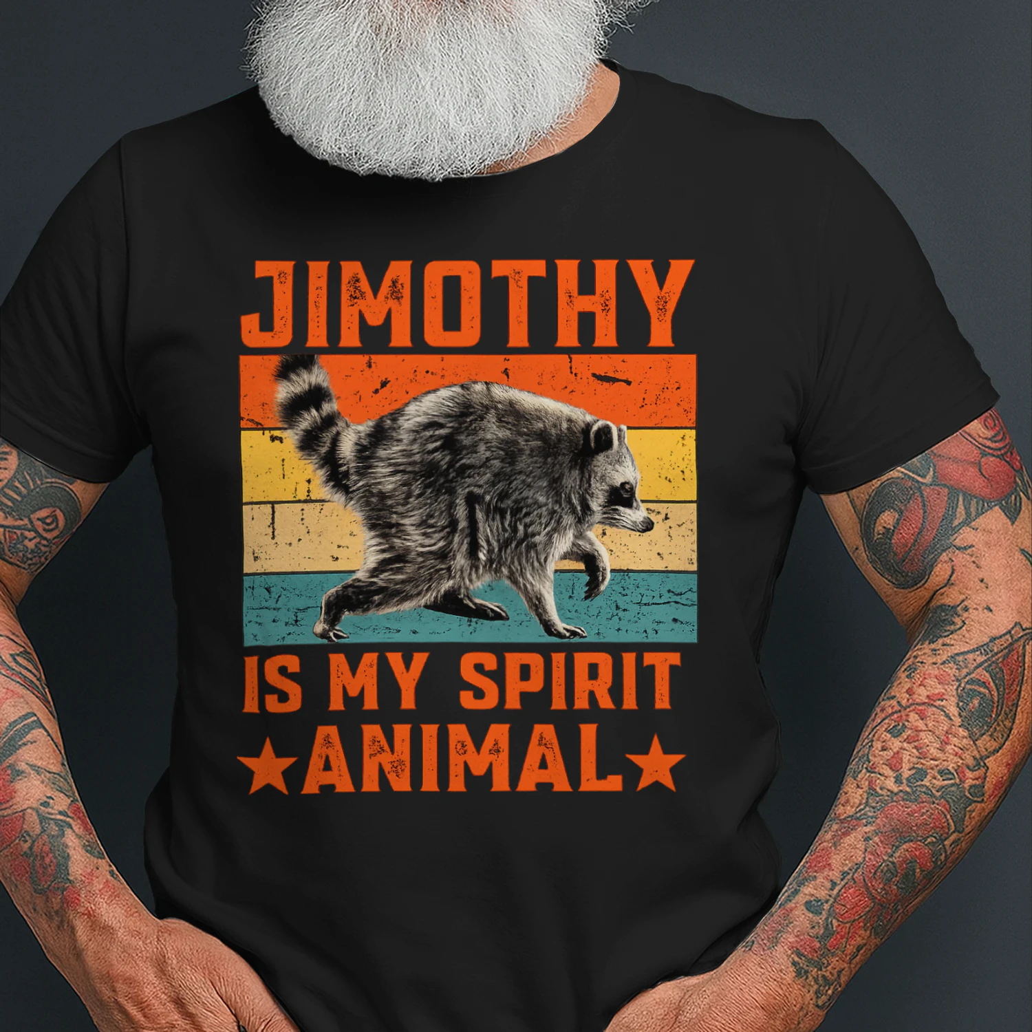 Jimothy Raccoon is My Spirit Animal Raccoon Meme T-Shirt