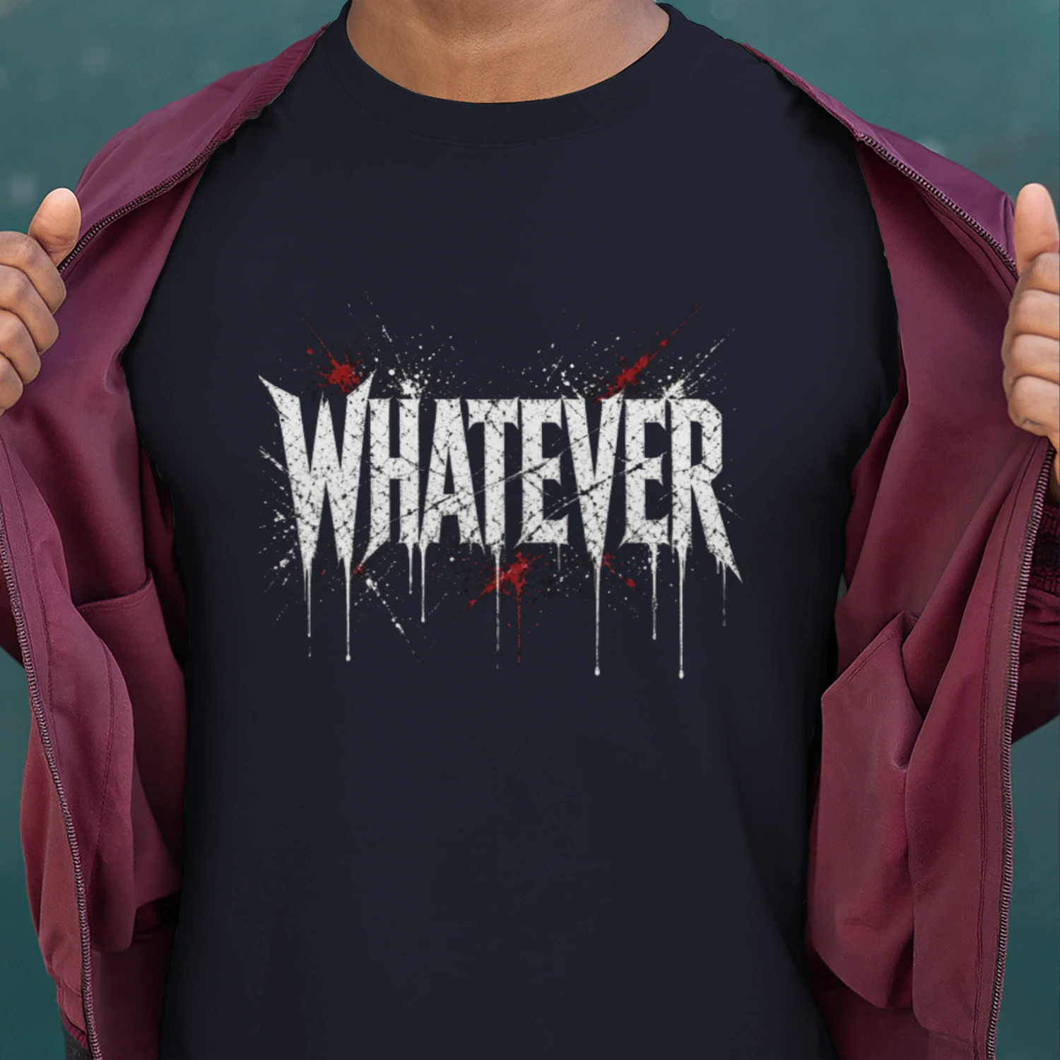 Grunge Aesthetic Distressed Graphic T-Shirt | 90s Alternative Rock Style