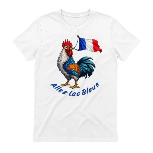 Allez Les Bleus rooster france flag