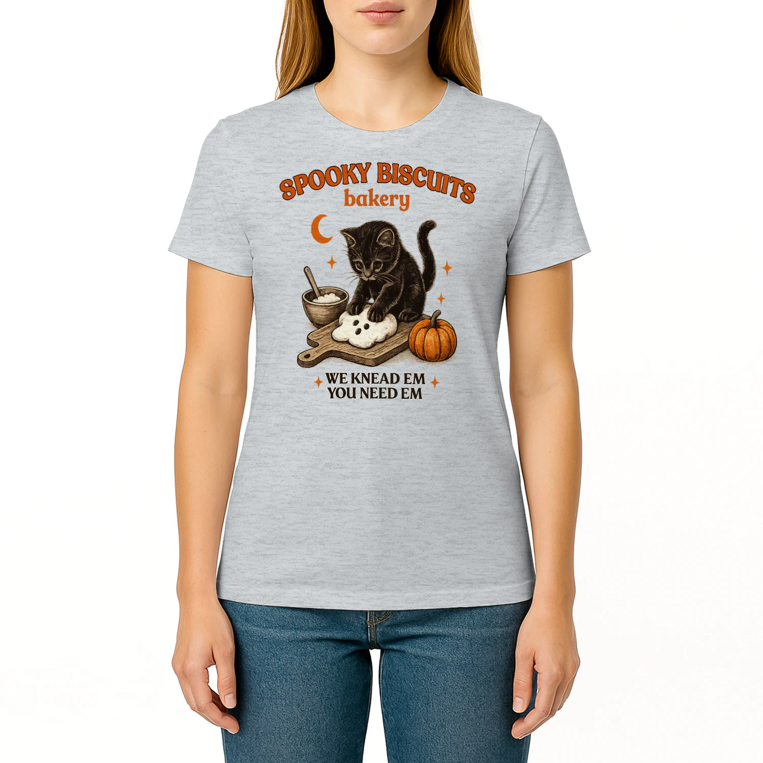 Spooky Season Cat Lover Shirt, Vintage Halloween Bakery Tee, Viva Store®