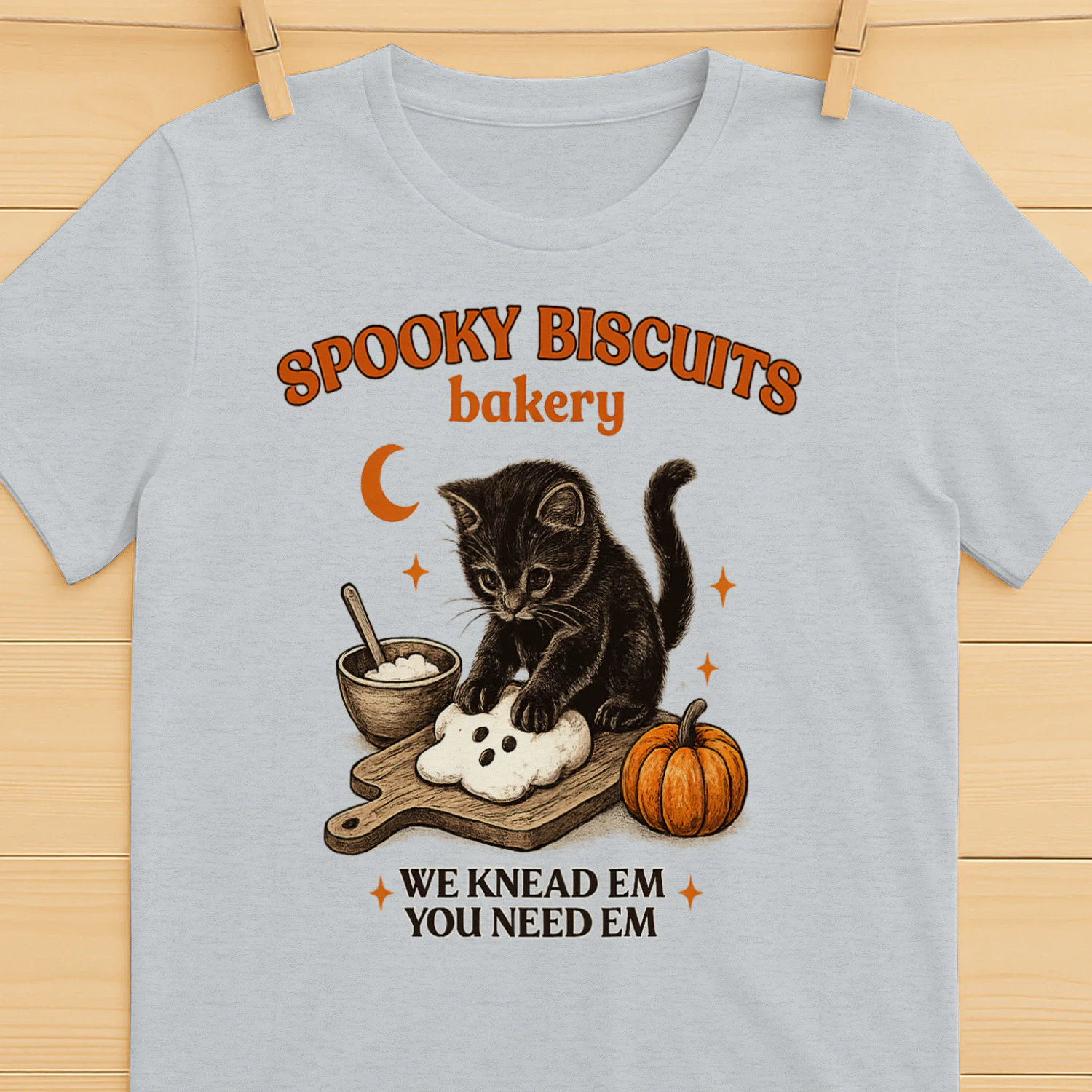 Spooky Season Cat Lover Shirt, Vintage Halloween Bakery Tee, Viva Store®