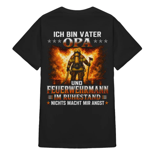 Dad Grandpa Firefighter V2 Ger