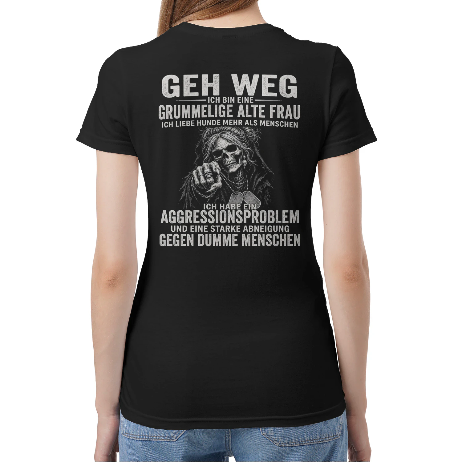 GEH WEG ICH BIN EINE GRUMMELIGE ALTE FRAU! - Limitierte Auflage