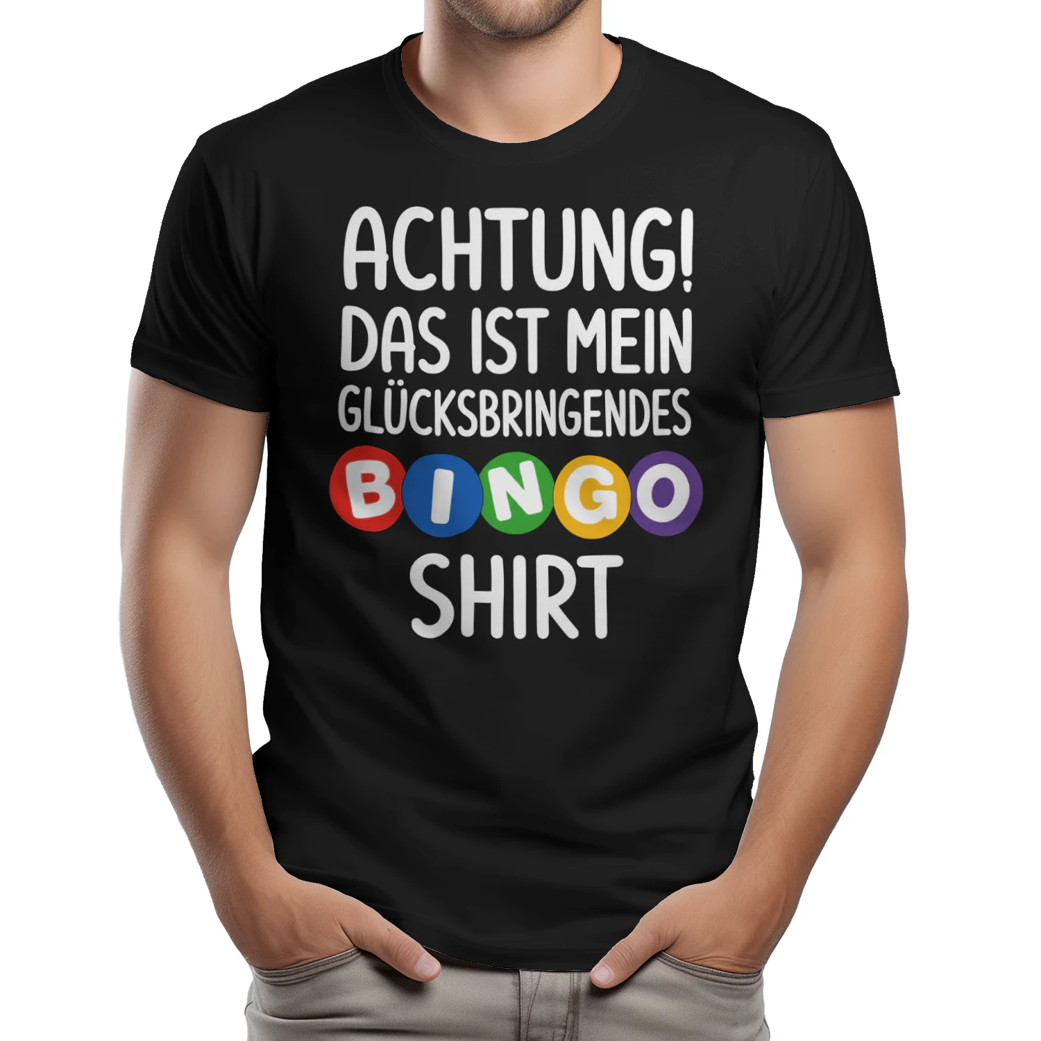 ACHTUNG! DAS IST MEIN GLÜCKSBRINGENDES BINGO-SHIRT - Limitierte Auflage