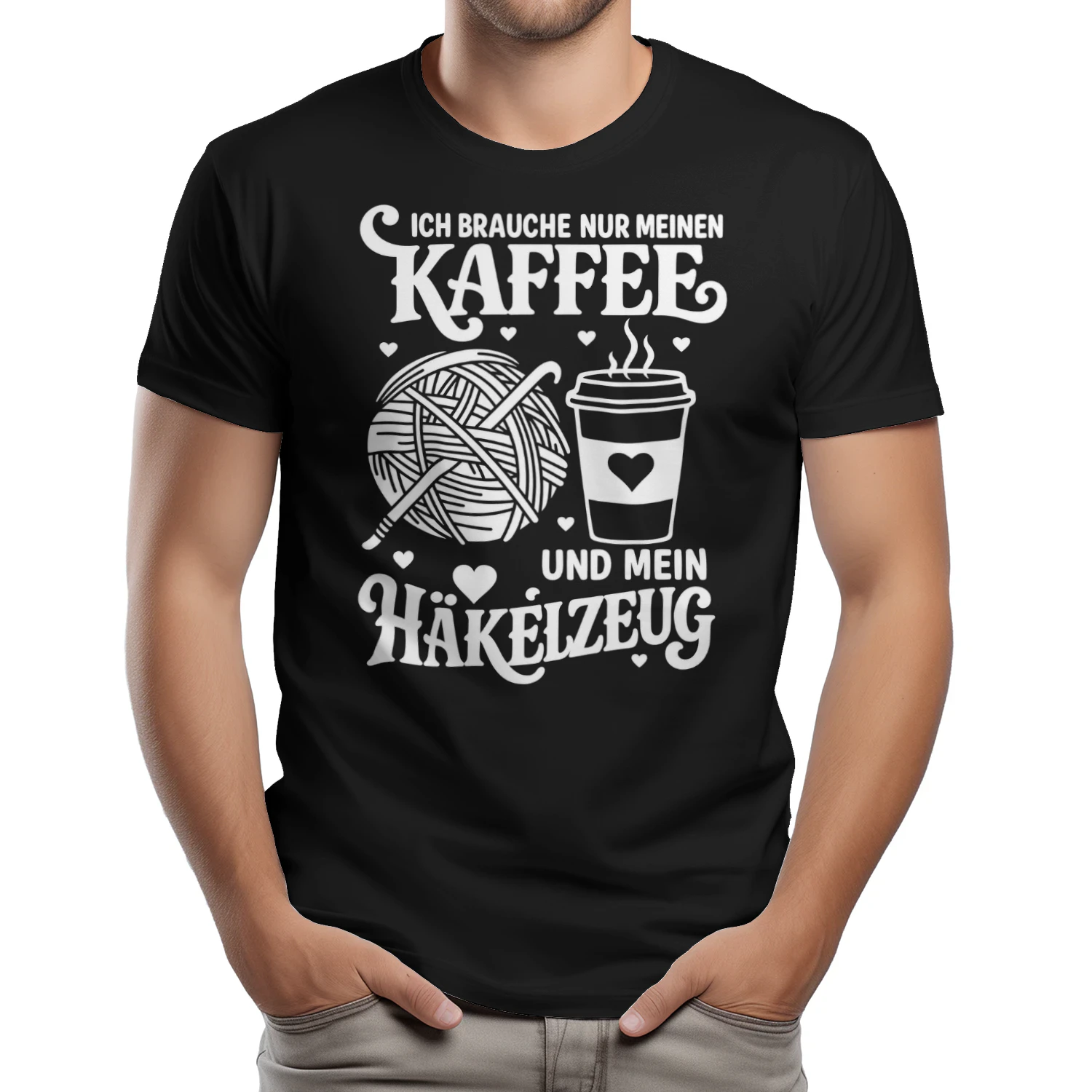 ICH BRAUCHE NUR MEINEN KAFFEE UND MEIN HÄKELZEUG! - Limitierte Auflage
