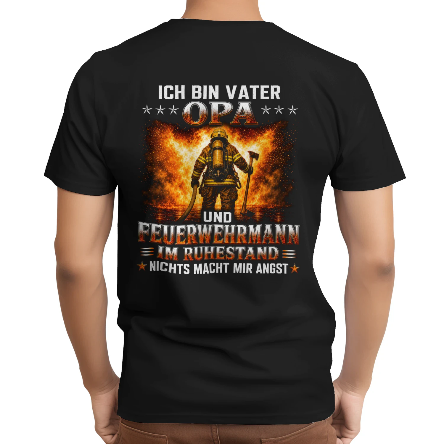 Dad Grandpa Firefighter V2 Ger