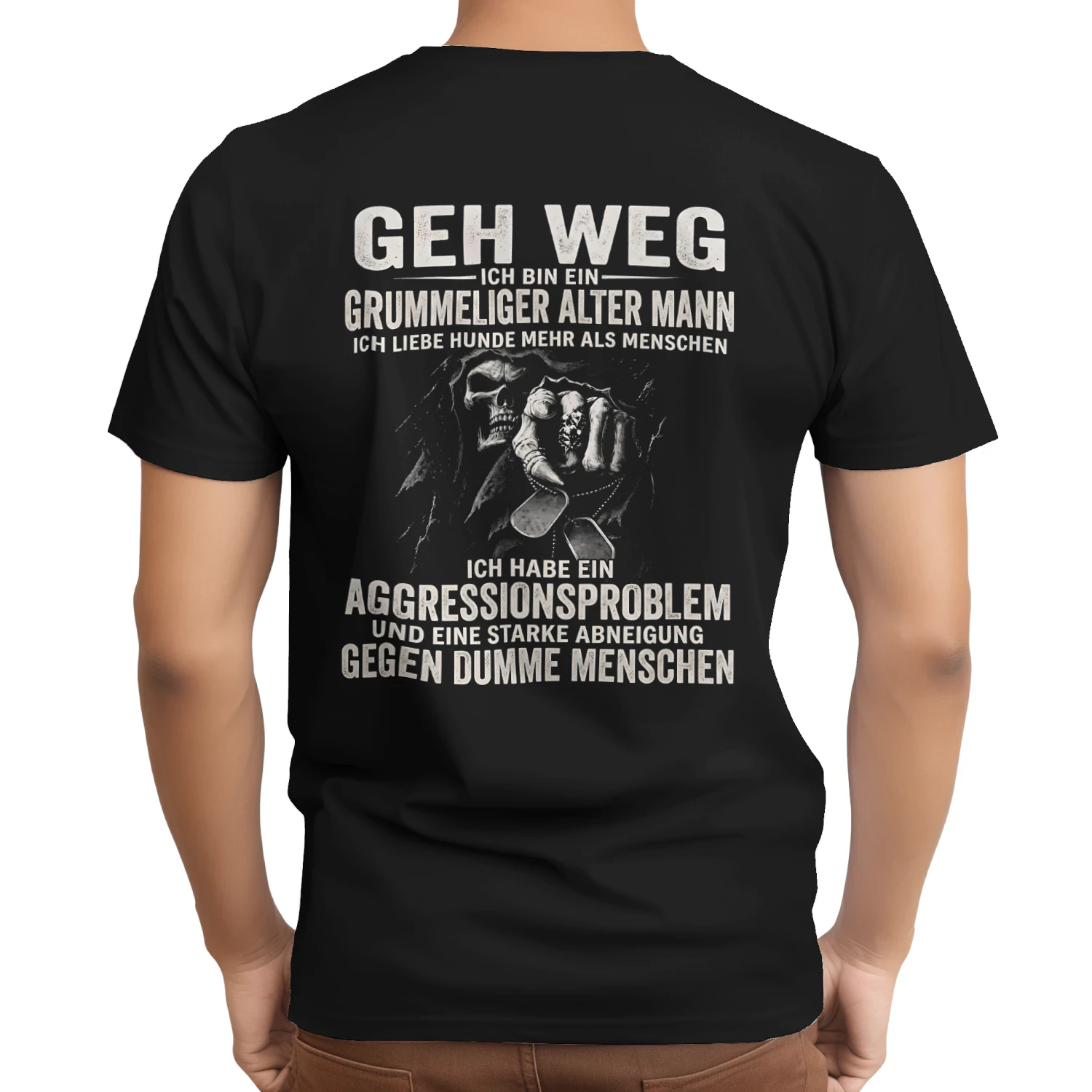 GEH WEG  ICH BIN EIN GRUMMELIGER ALTER MANN! - Limitierte Auflage