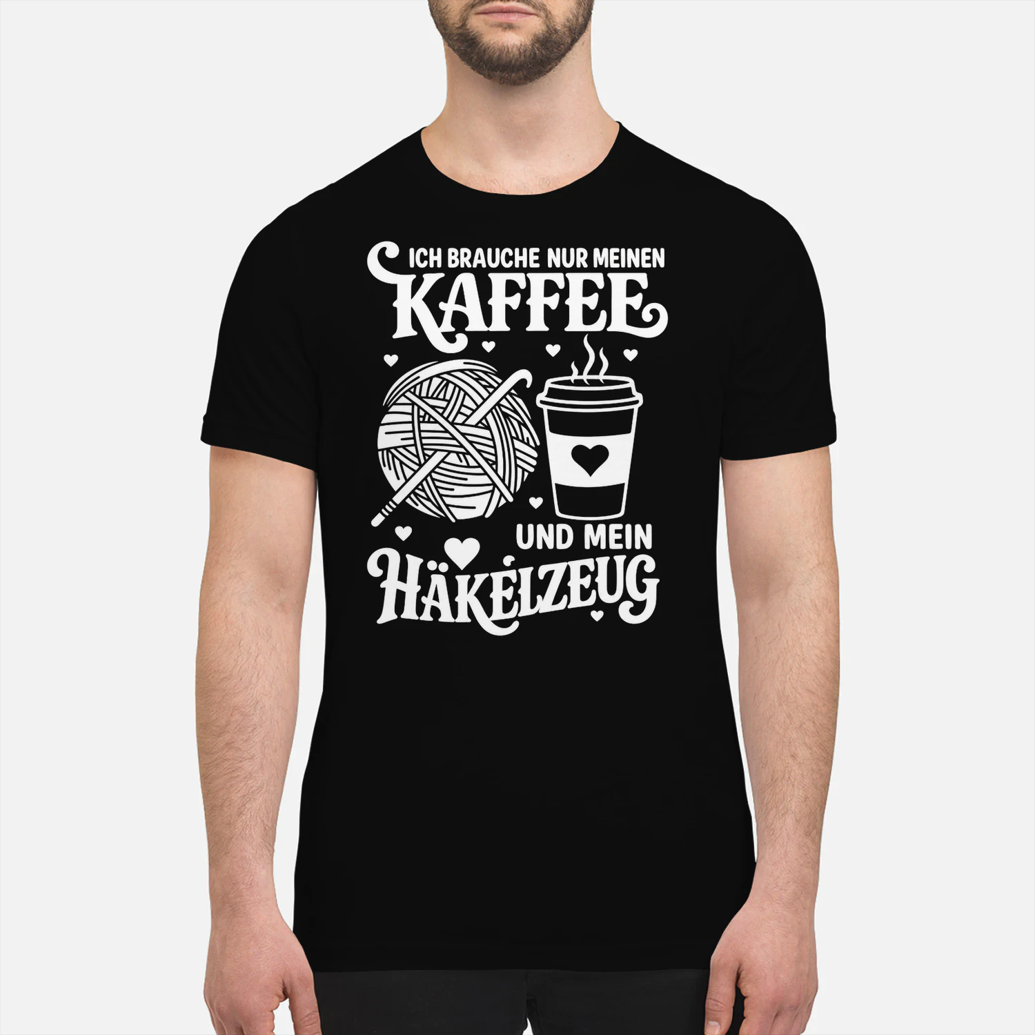 ICH BRAUCHE NUR MEINEN KAFFEE UND MEIN HÄKELZEUG! - Limitierte Auflage