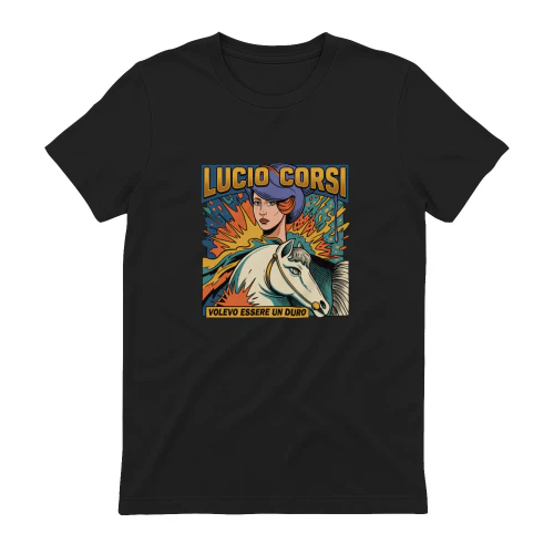 Lucio Corsi Merch Volevo Essere Un Duro Vintage Comic Art