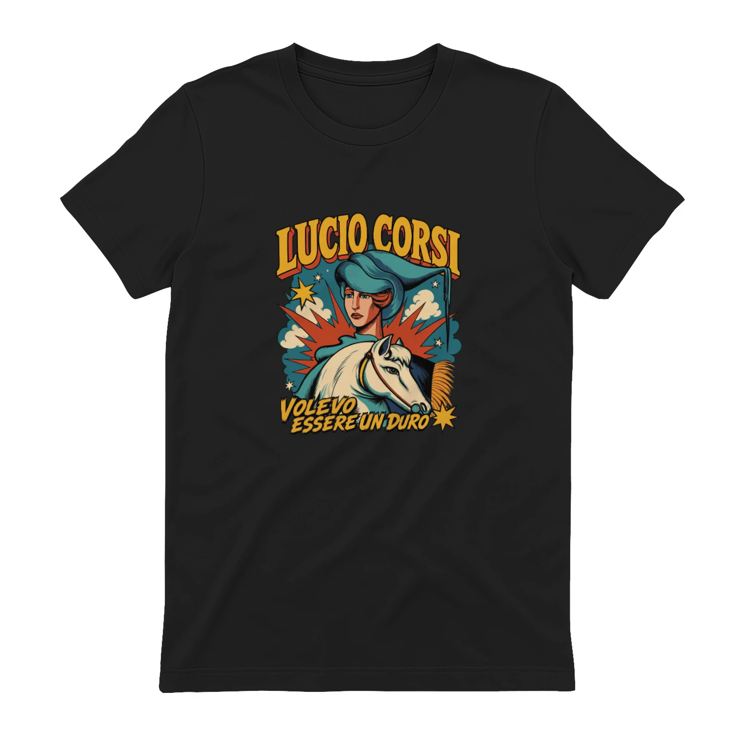 Lucio Corsi Merch Volevo Essere Un Duro Vintage Comic