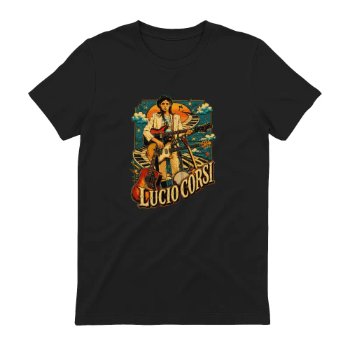 Lucio Corsi Merch Illustrazione Vintage Comic