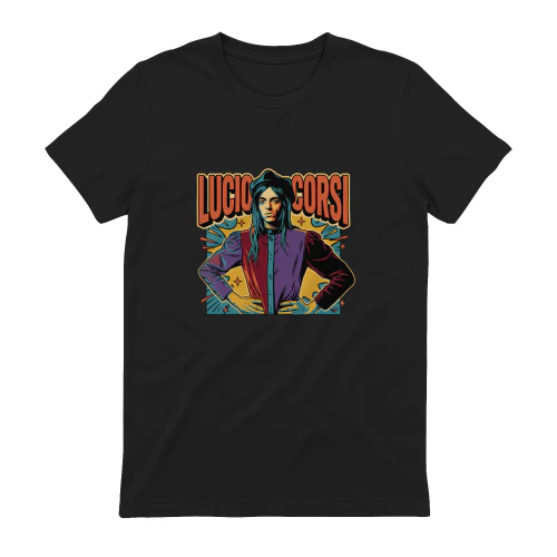 Lucio Corsi Merch Ritratto Pop Art Glam Rock Vintage