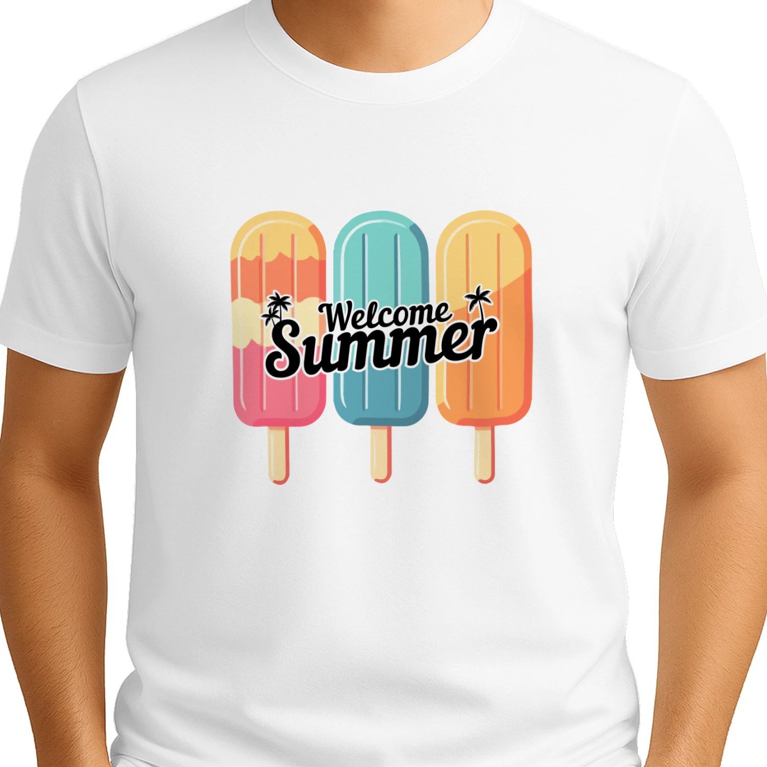 Welcome Summer Popsicle Softstyle Tee