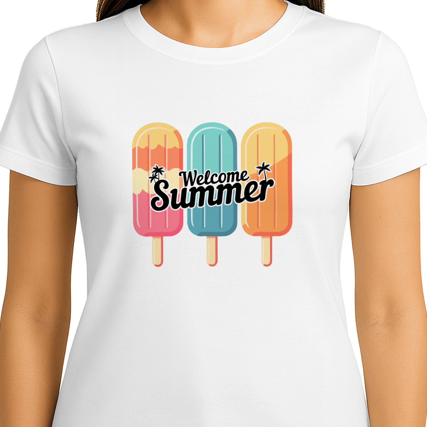 Welcome Summer Popsicle Softstyle Tee