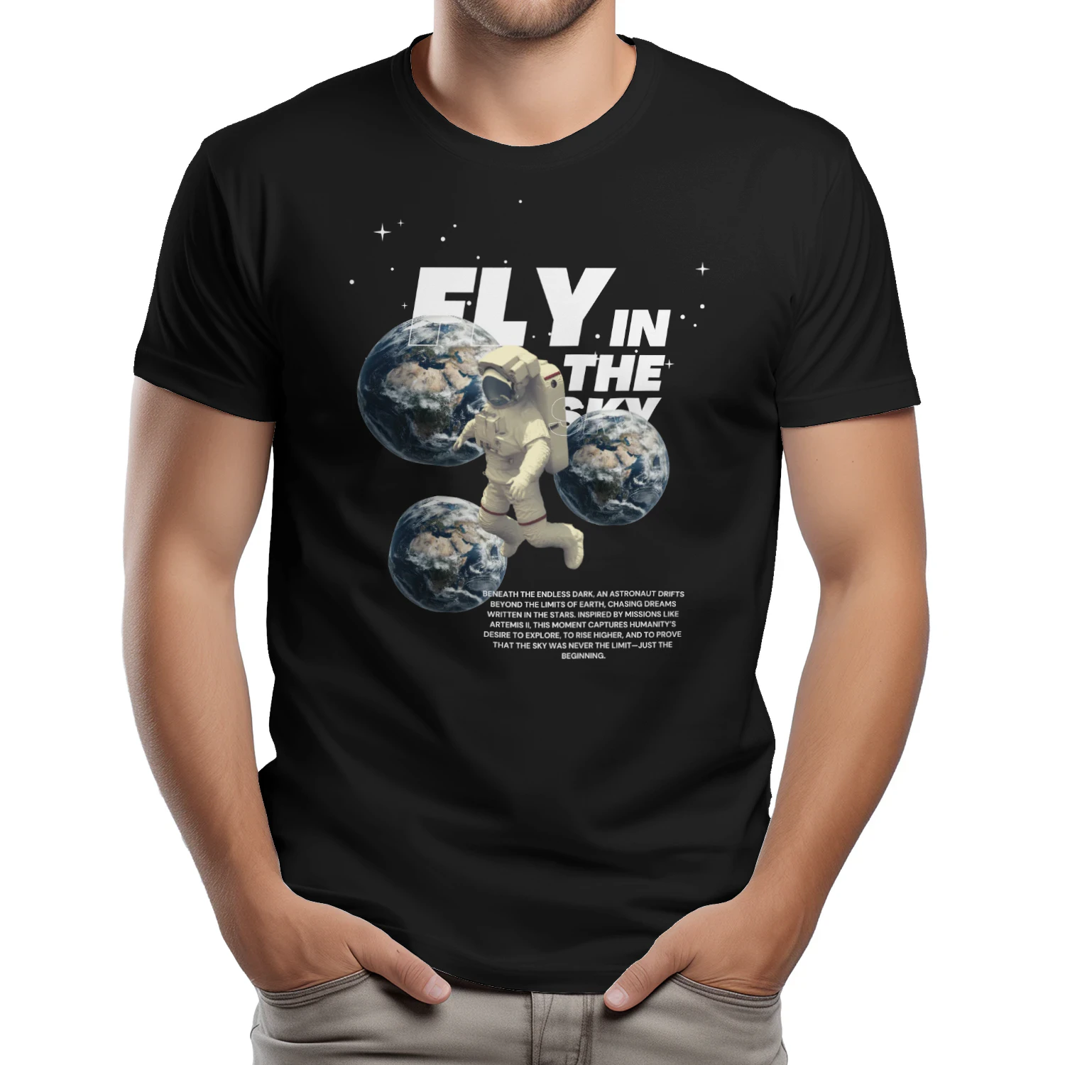 Orbital Drift: The Artemis Edition  🧑‍🚀  Design Classic Men's T-shirt